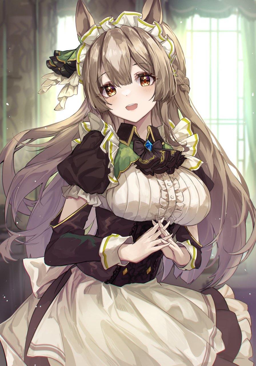 女仆装里见光钻 画师:しのすと