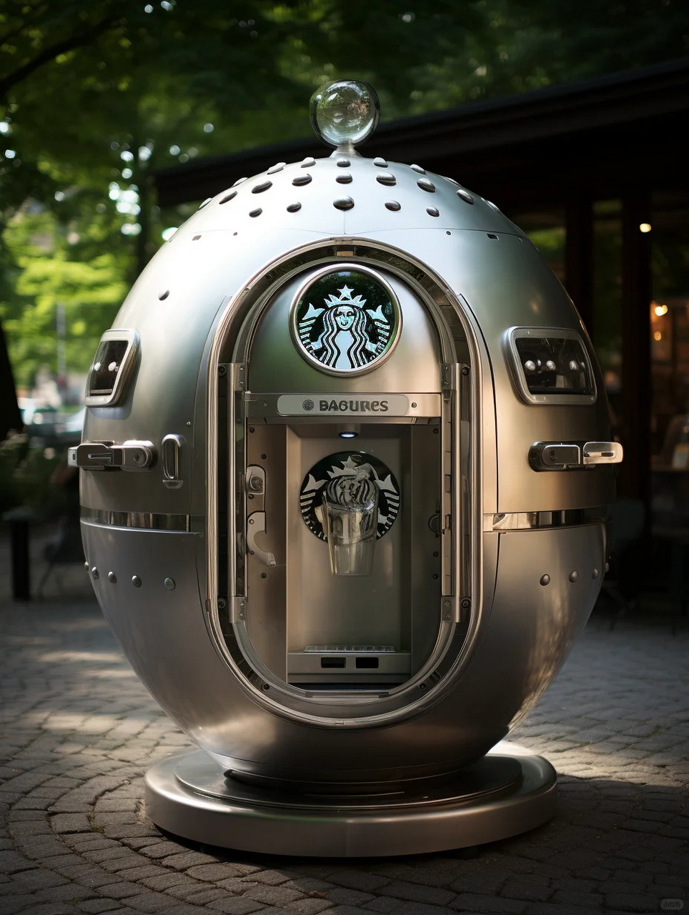 星巴克 ai 售卖机成为街头新宠  这款售卖机利用人工智能技术,能够