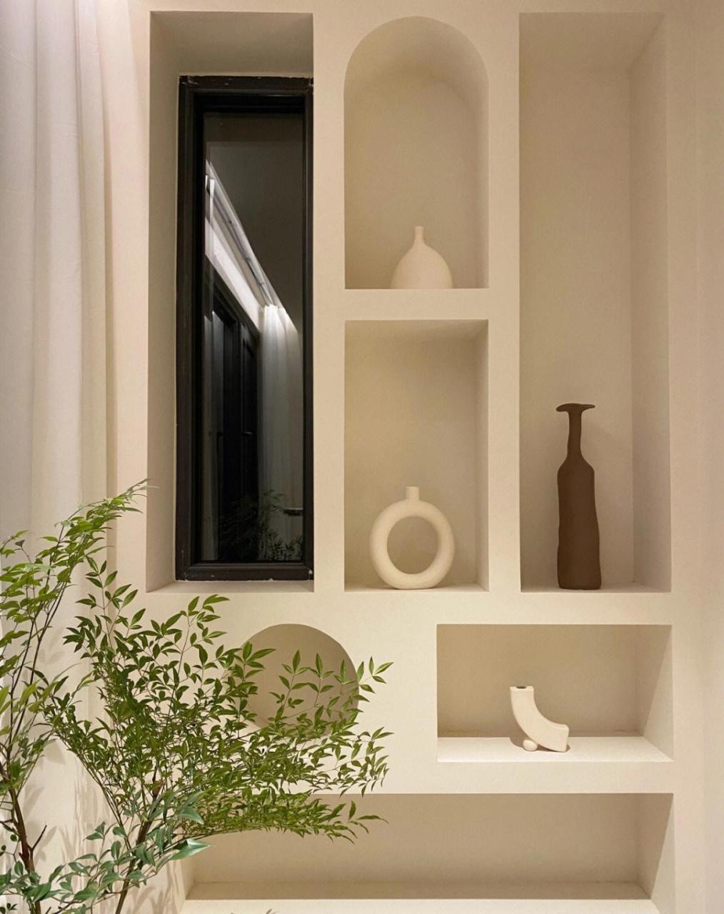 之前发木纹砖时好多家人问到了阳台壁龛 今天正好遇到窗外的晚霞 一