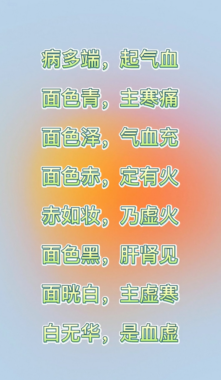 中医讲究"望闻问切",一份来自老中医的不传口诀,茶颜观"色",说难也