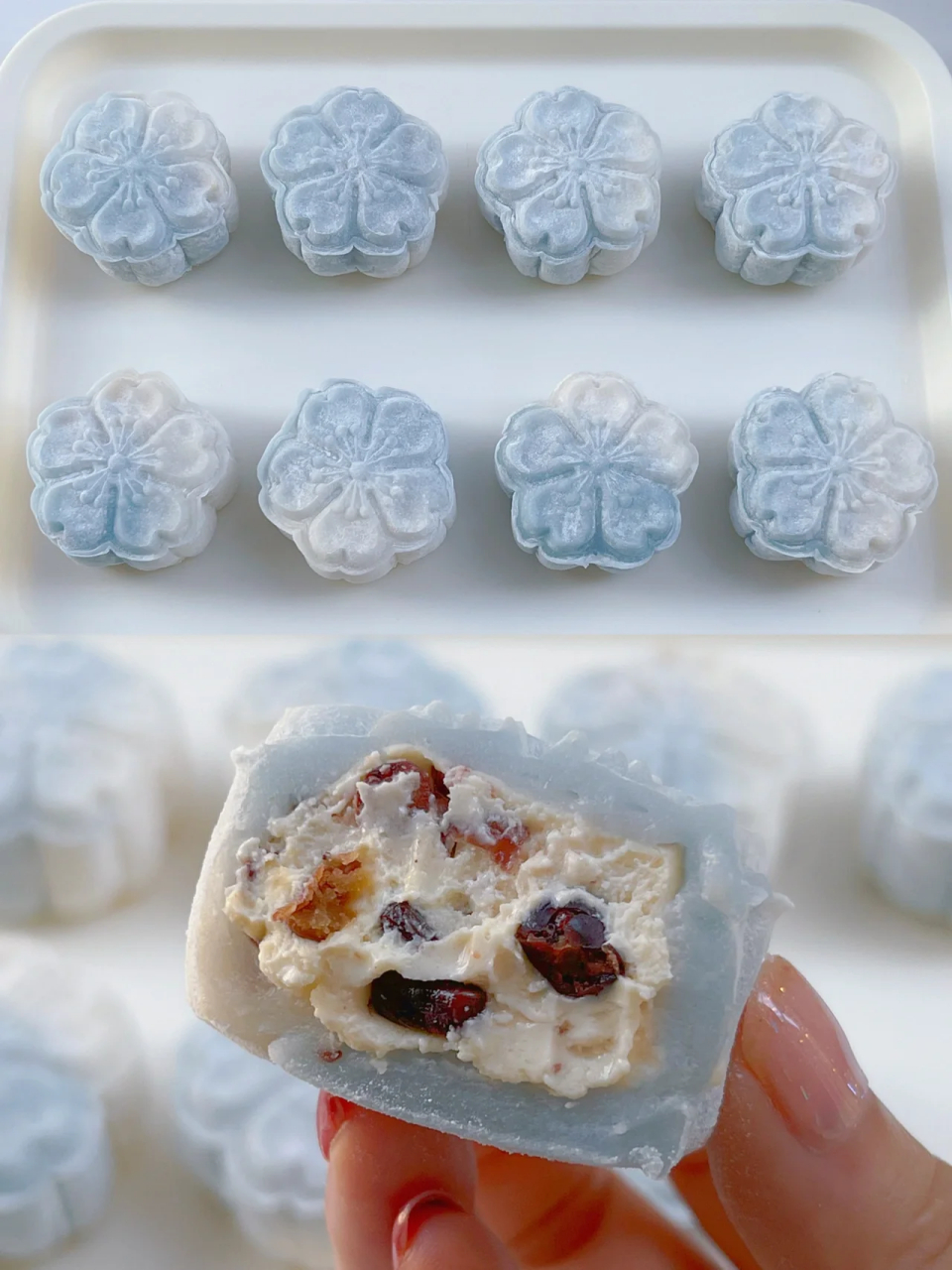 软糯糯的冰乳酪冰皮月饼!