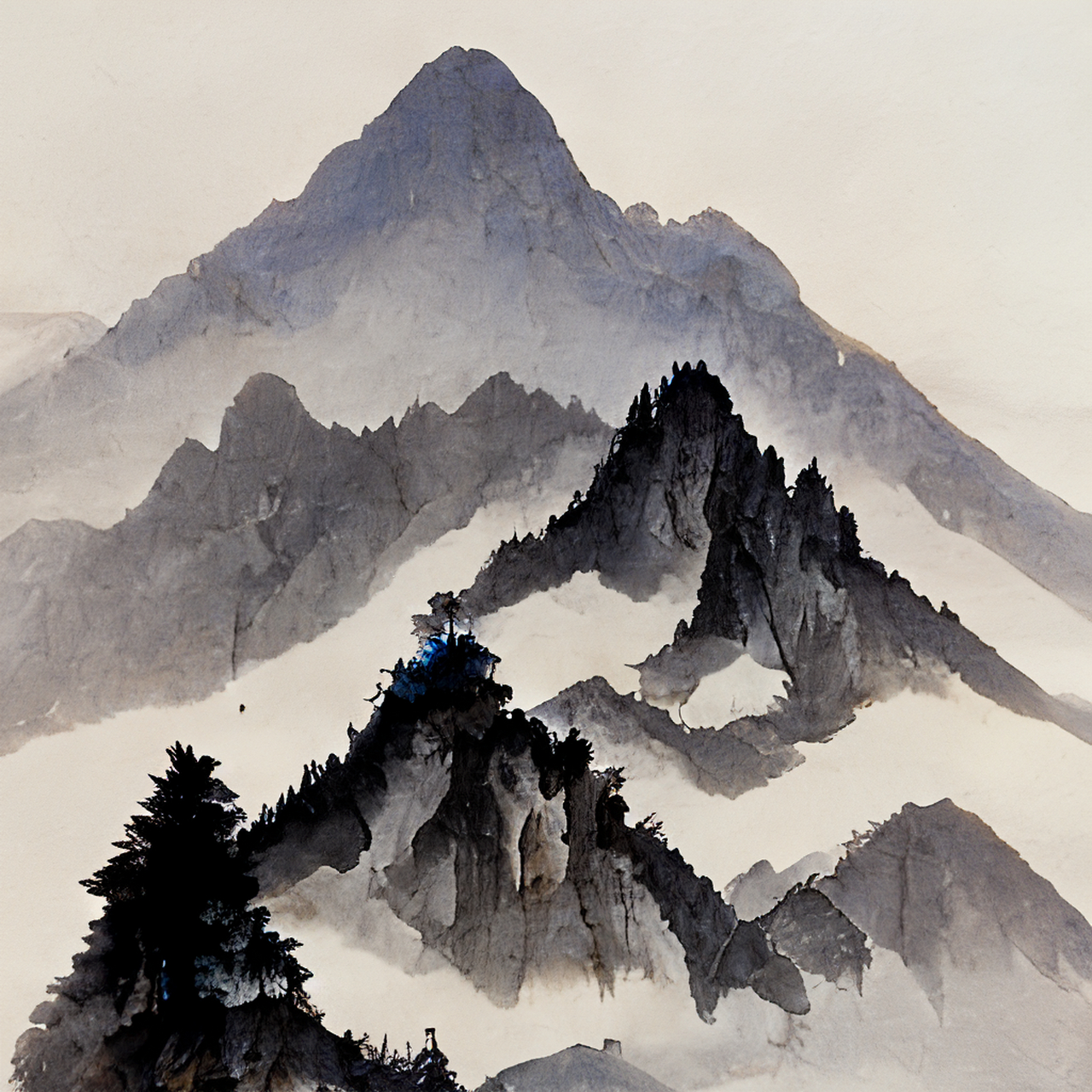 百度ai绘图黑科技#壁纸,微视图,古风绘画,中国风,描绘古诗词,古典 ..