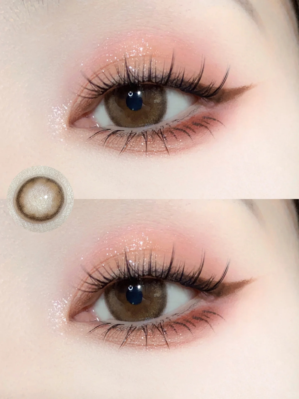 乌托邦眼影新年粉兔暖黄渐变眼妆 兔年粉色眼妆画法 粉嘟嘟 一点点