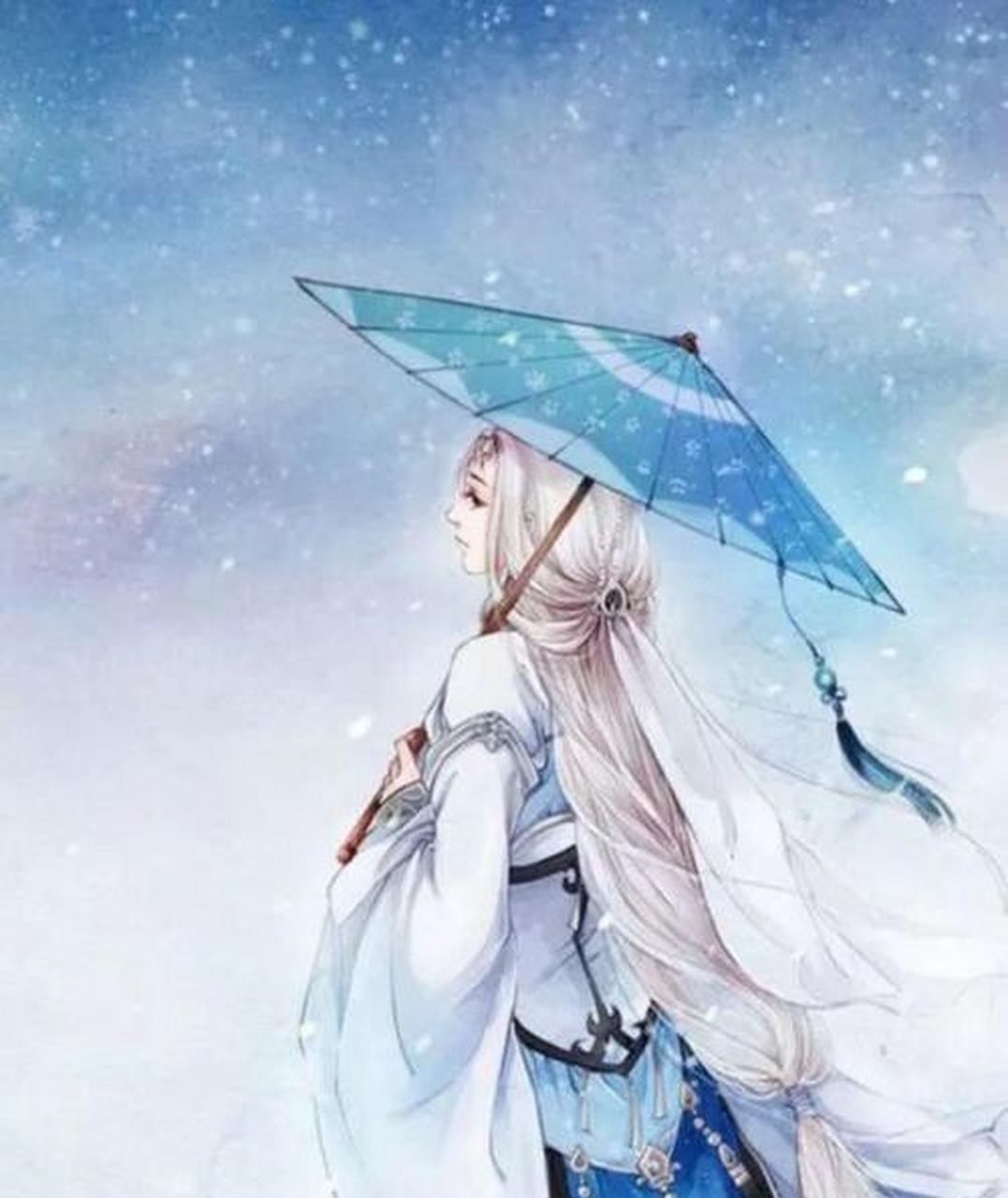 古风人物撑伞图片  【古之伞之情结】