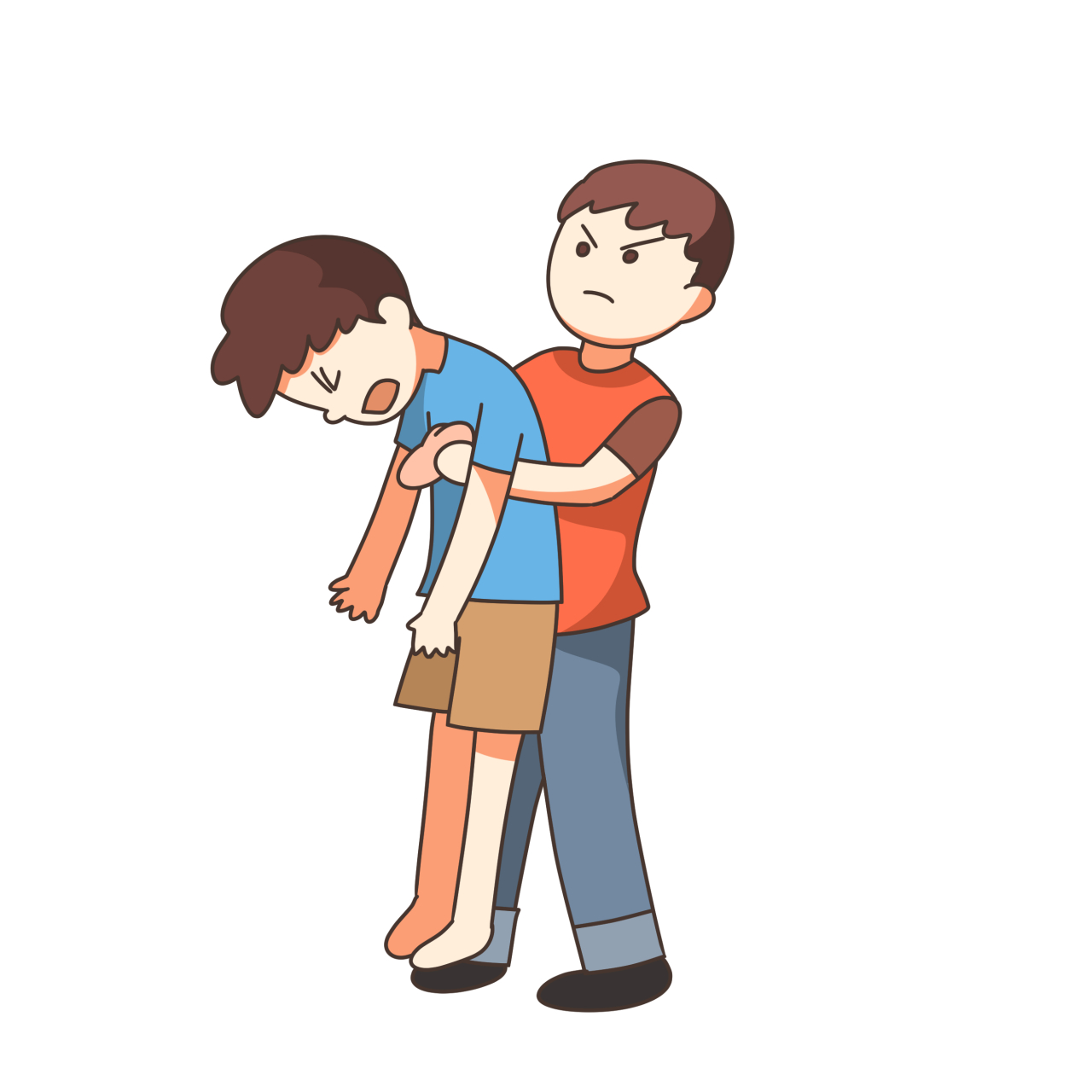 异物卡喉的急救方法: 儿童吃东西或含异物时,一不小心就可能卡住喉咙