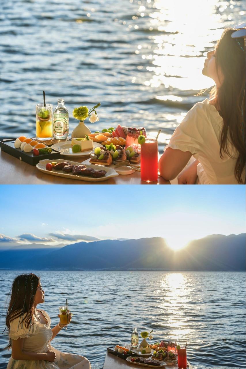 大理的海景民宿 秋天去大理,在蒼山洱海下 看潮汐潮落,吹海風讓夕陽的