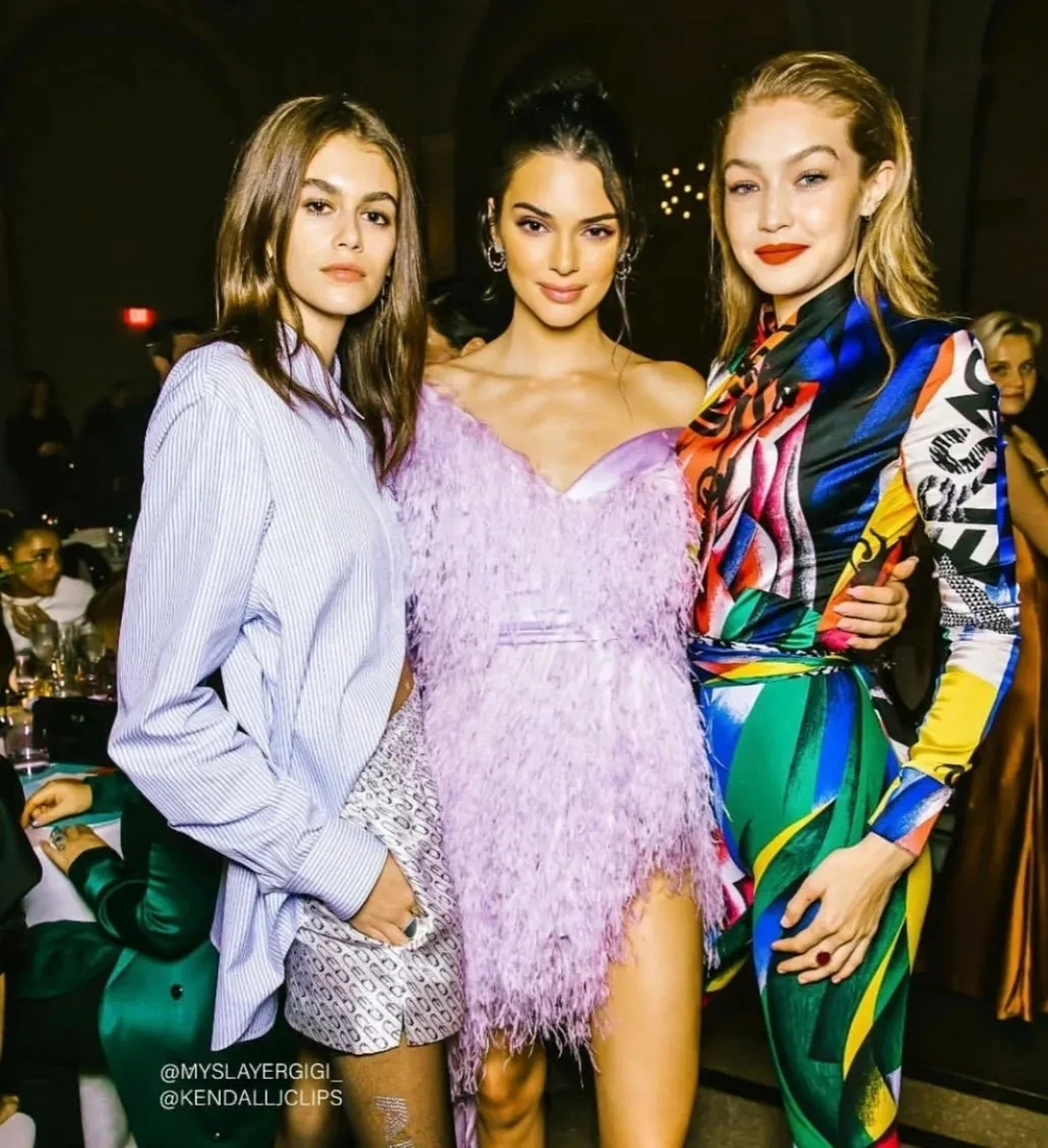 gigi,肯豆和kaia gerber,她们三人都是95后,撑起了欧美新生代超模的