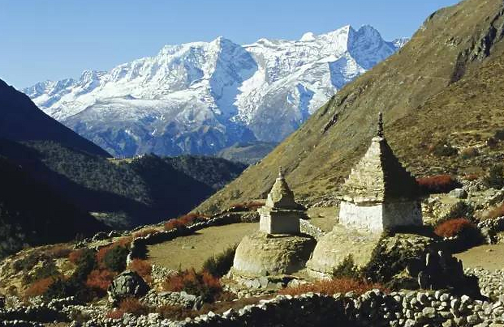 尼泊尔的喜马拉雅山脉 himalayas - nepal 喜玛拉雅山脉耸立于印度河