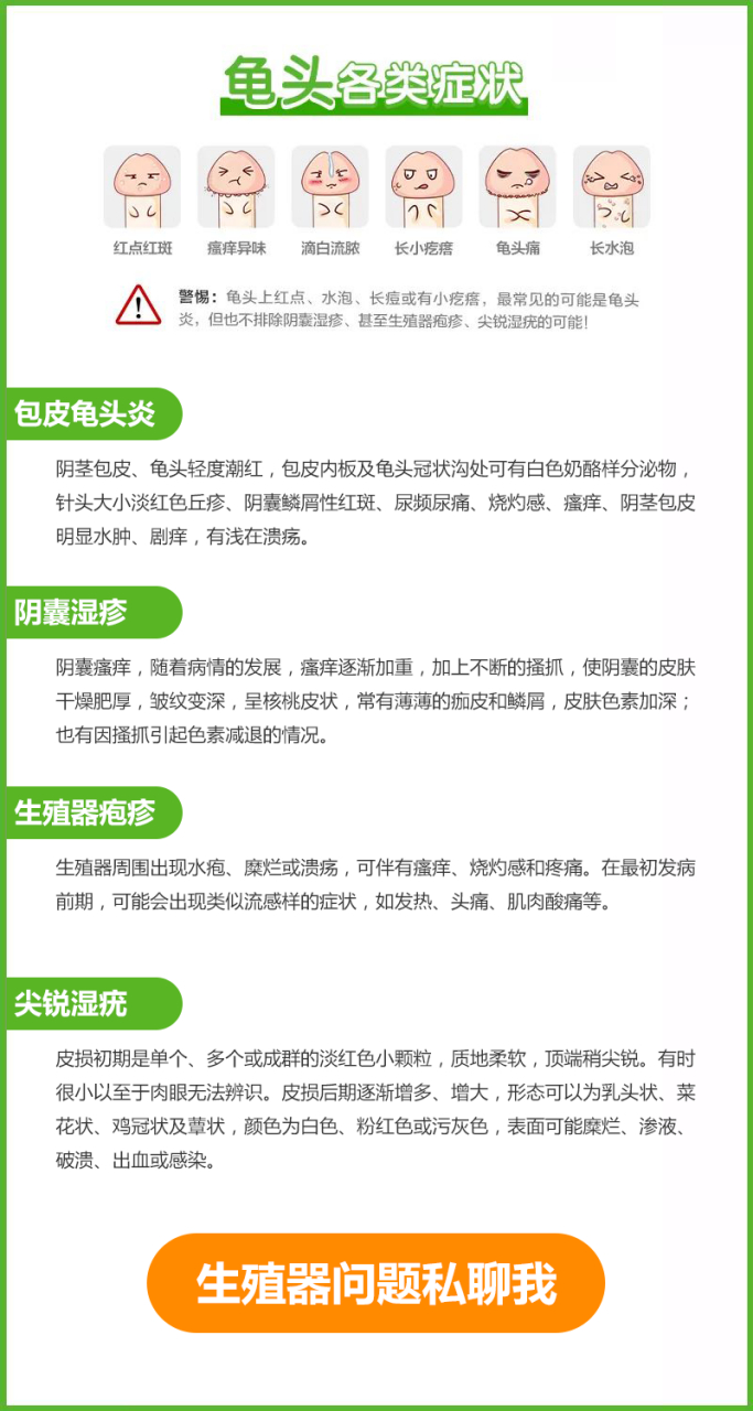 最常见的是包皮龟头炎#常熟男科医院#  但不排除阴囊湿疹 甚至生殖器