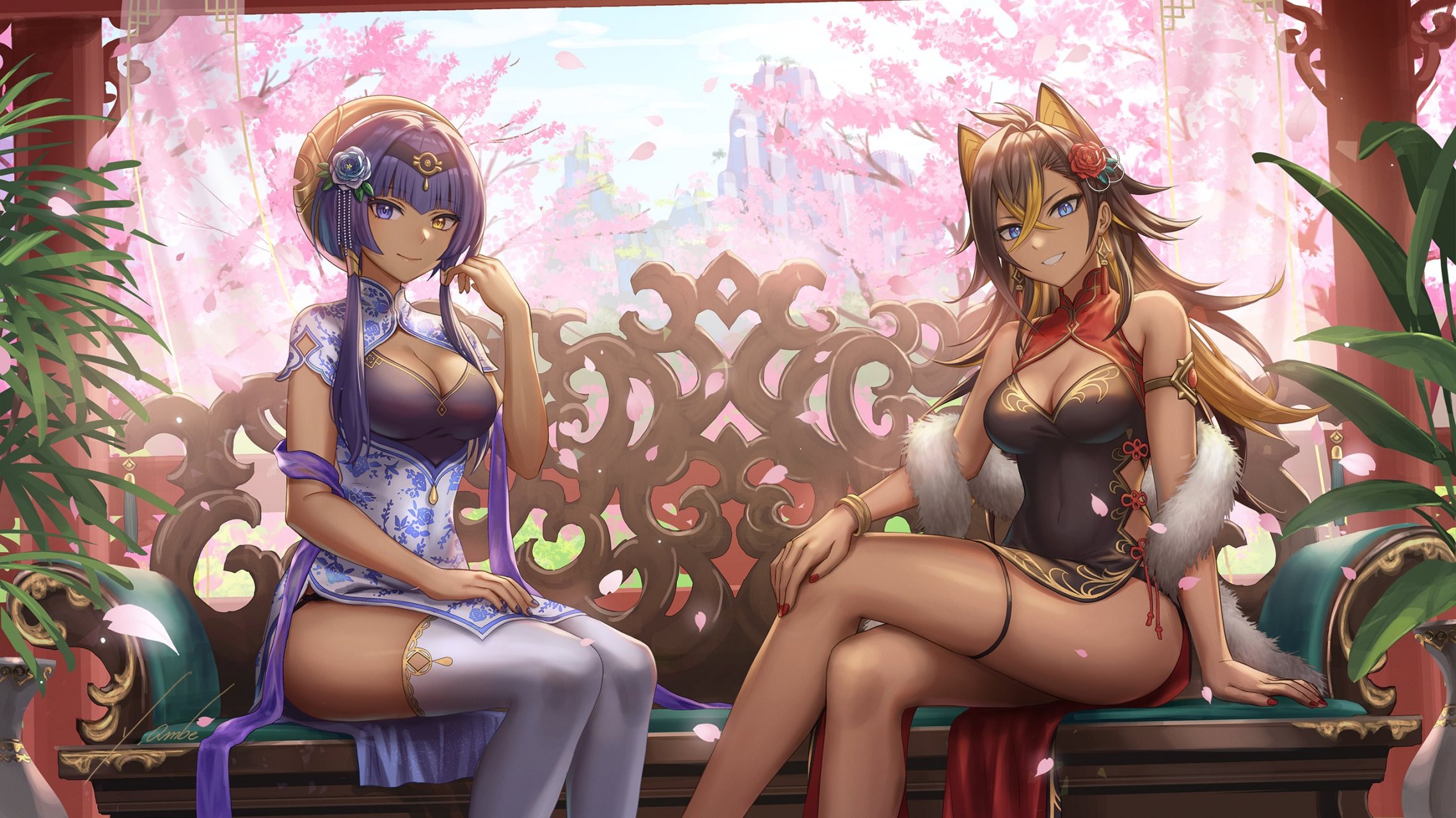 迪希雅和坎蒂丝 画师:あんべよしろう