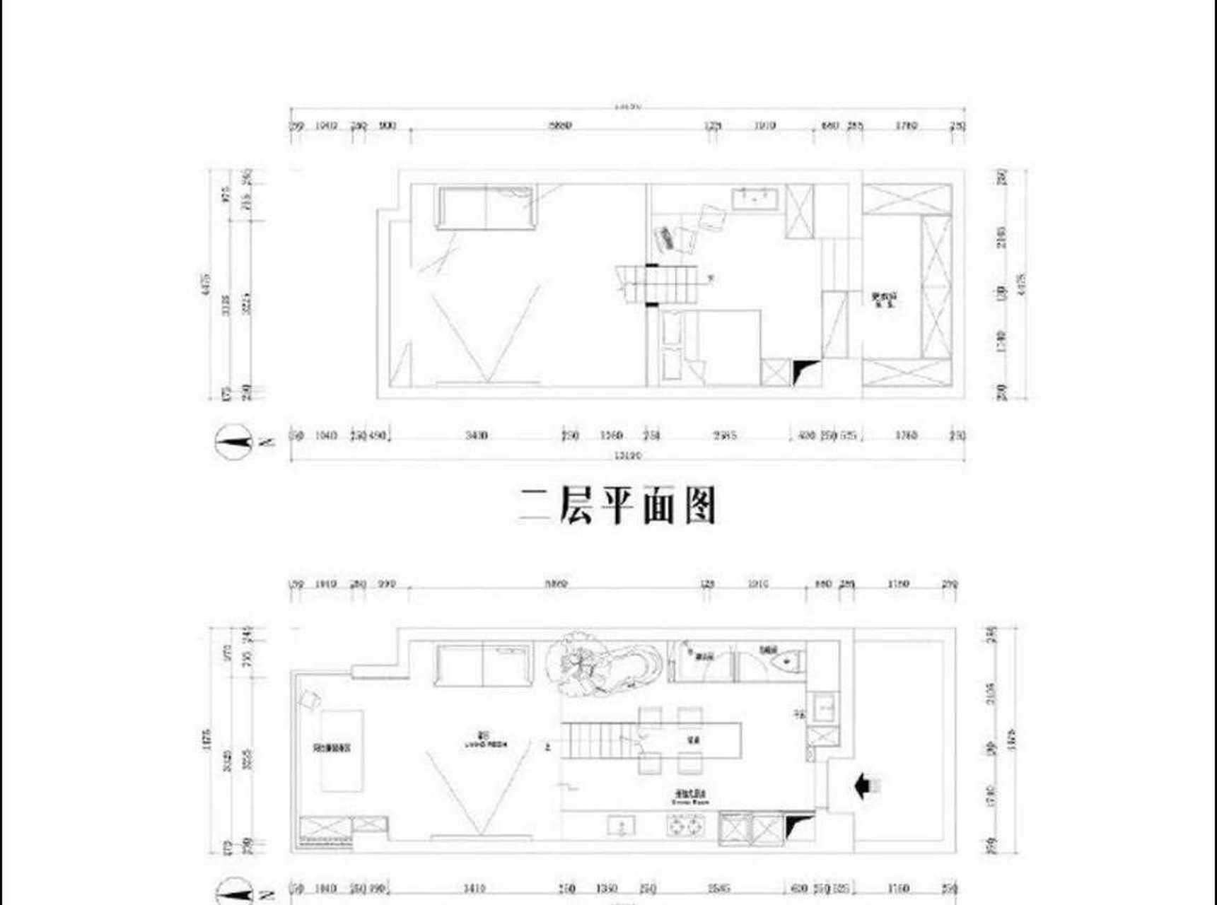 两层楼平面图简单图片