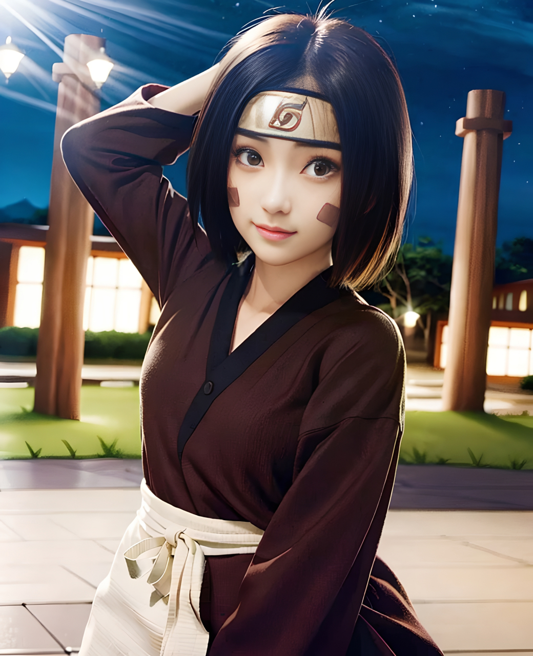 ai绘画火影忍者琳