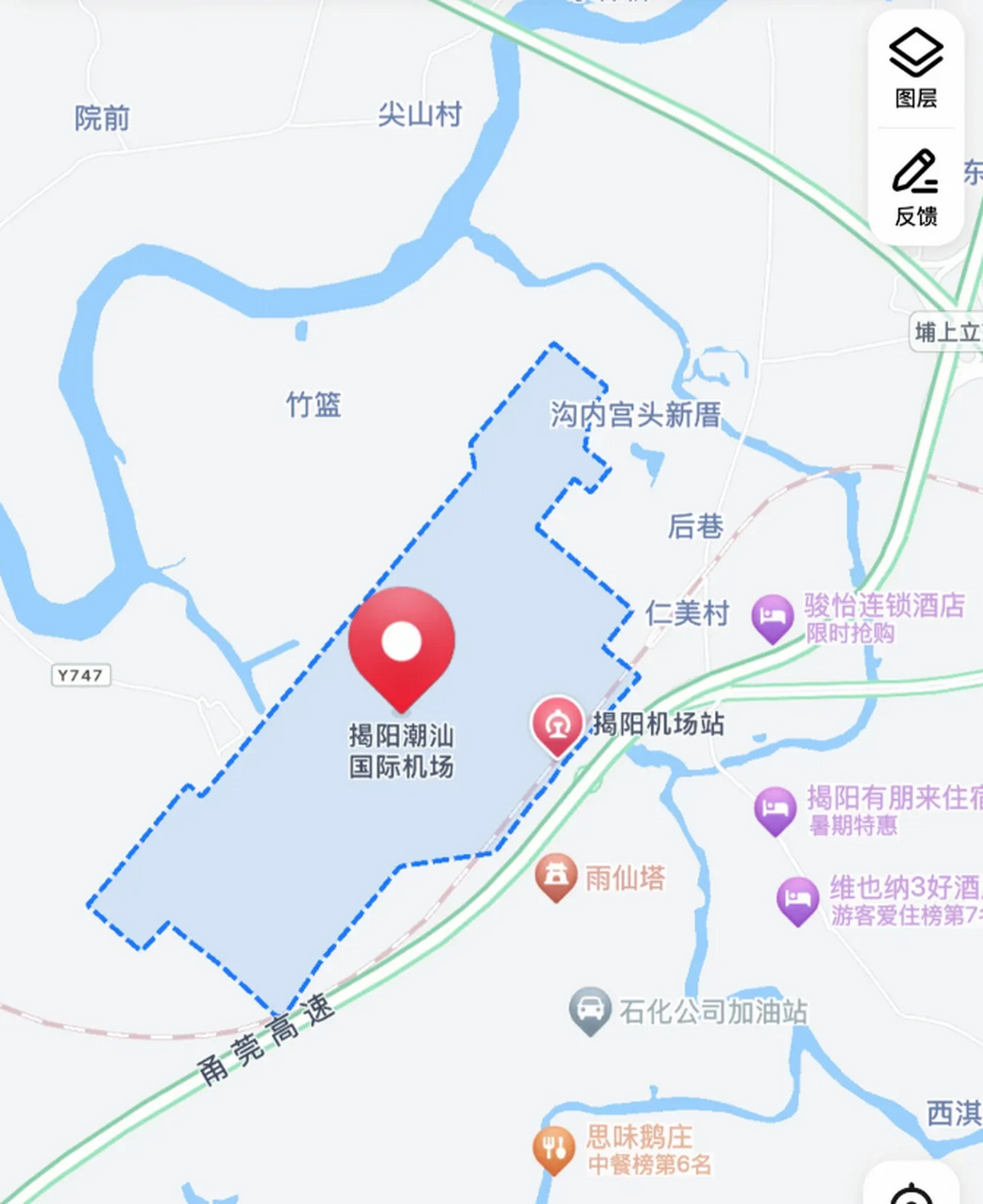 揭阳新建高铁的路线图图片