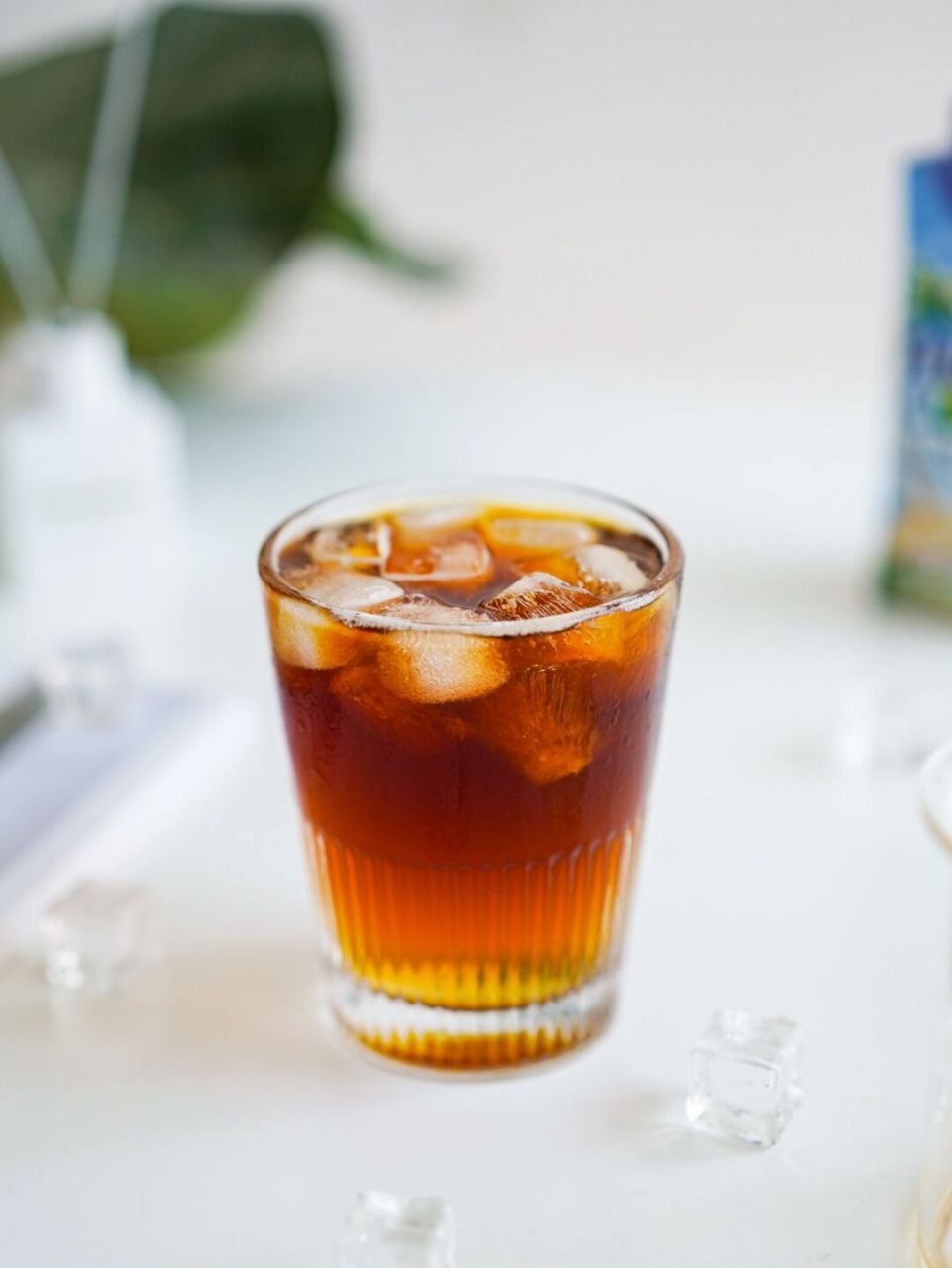 椰青冰美式,还是用原来的全自动咖啡做的.