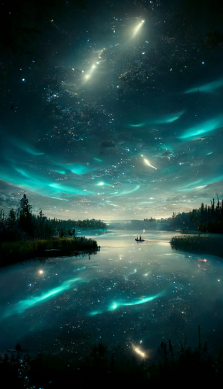 真的很浪漫哇,唯美星空壁纸