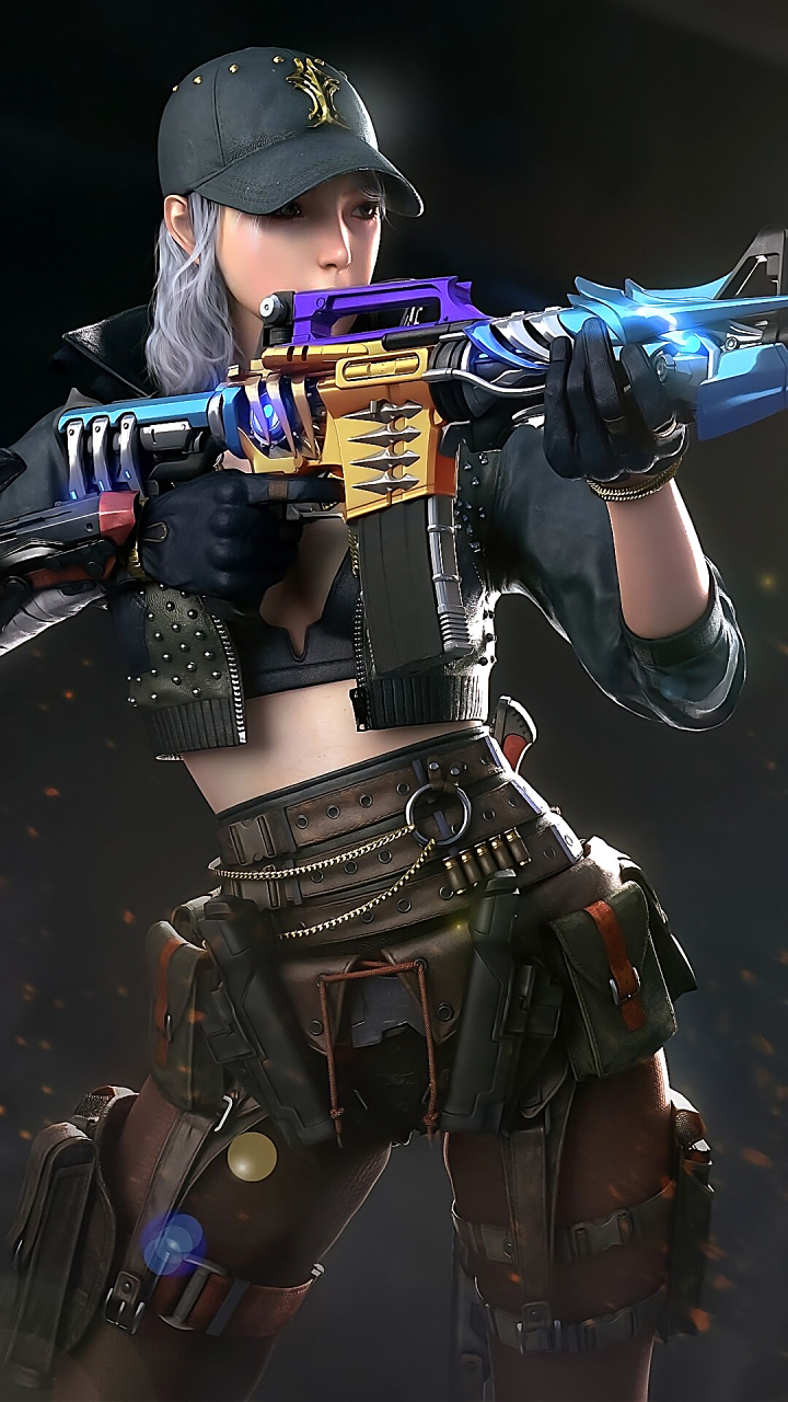 动漫壁纸|cf动漫女神高清手机壁纸:每个人物都是一个