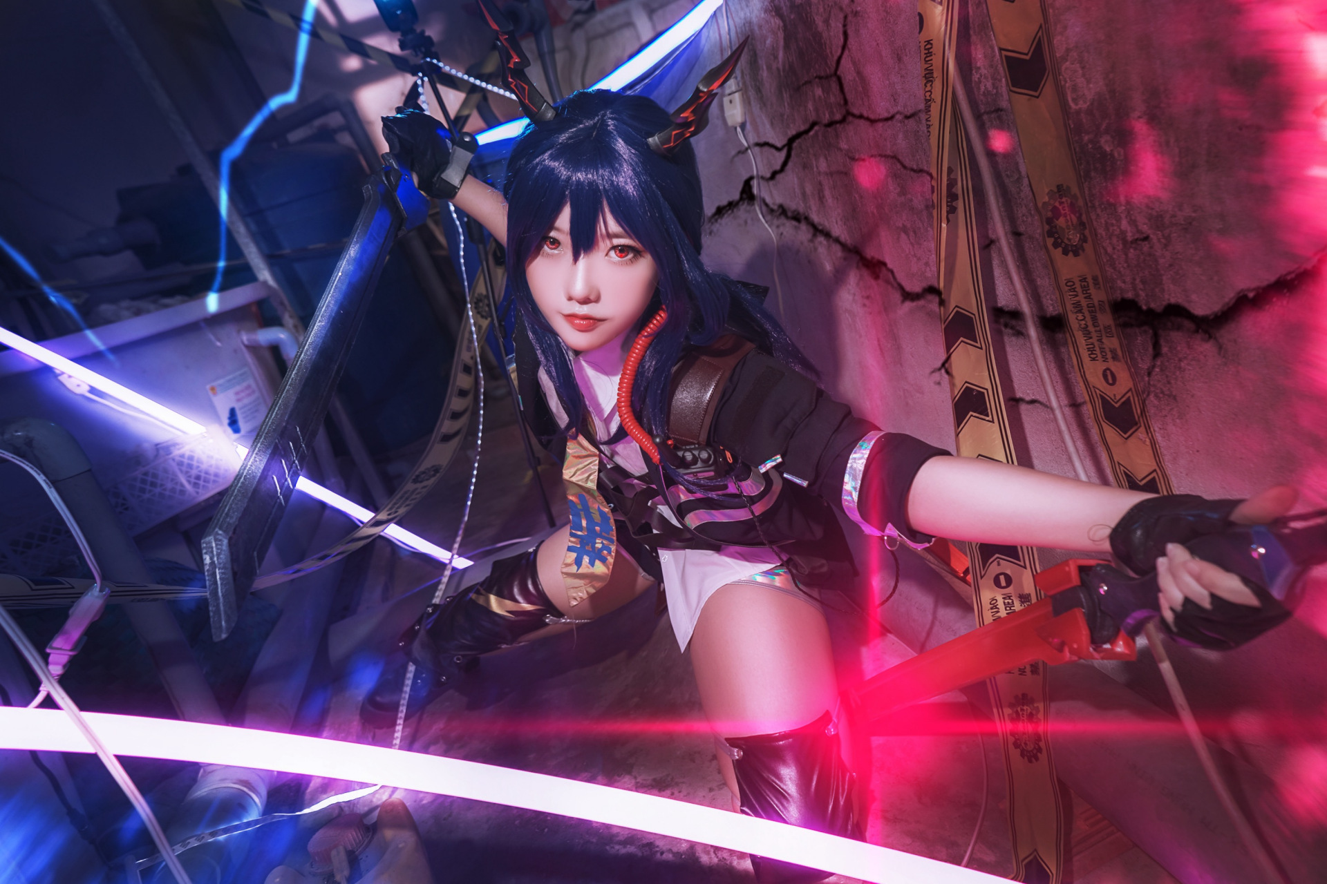 而是为了保护想保护的人~(明日方舟·陈) #二次元cos