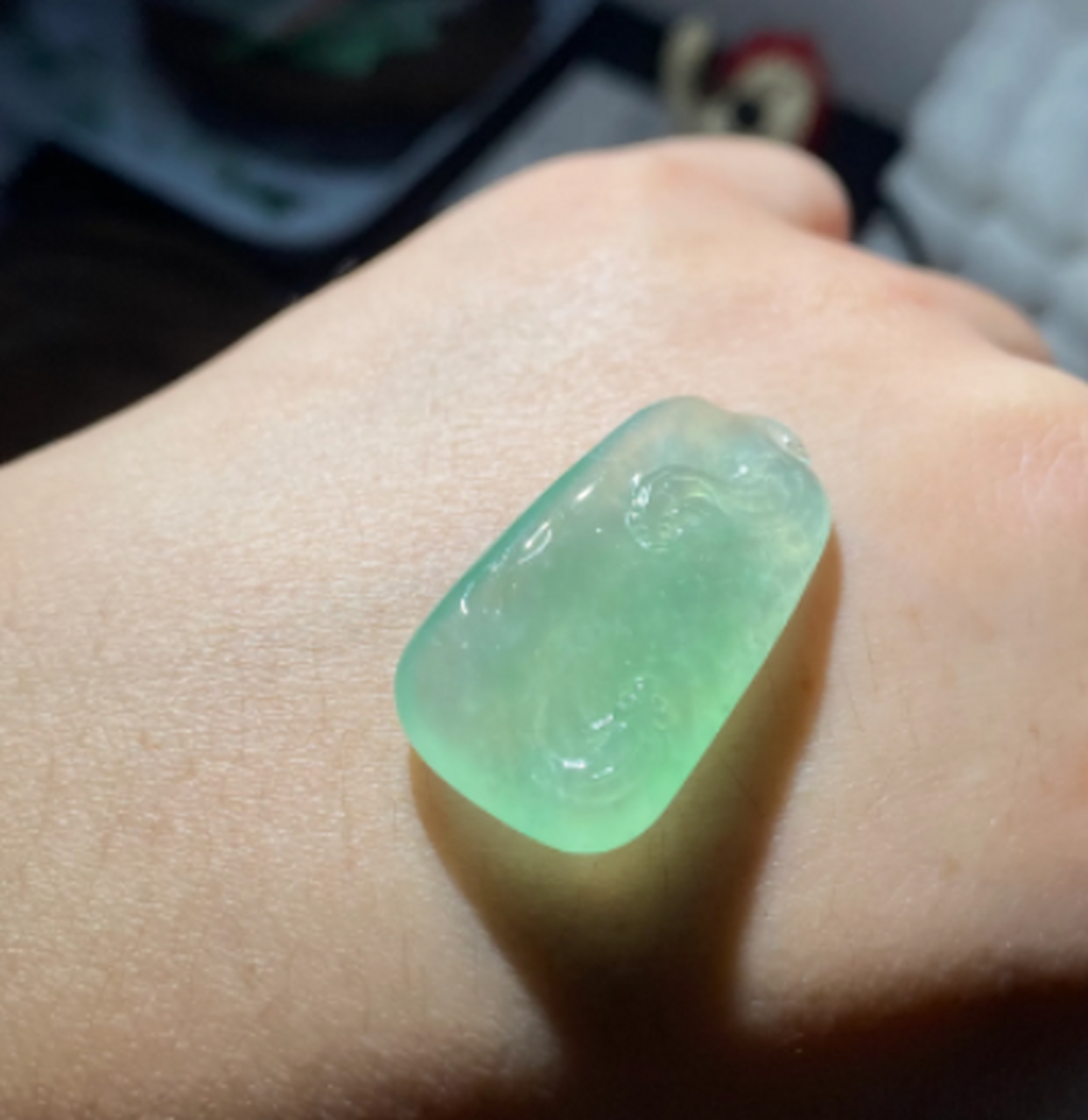 点击头像看直播##翡翠原石# 果然木纳出奇迹!