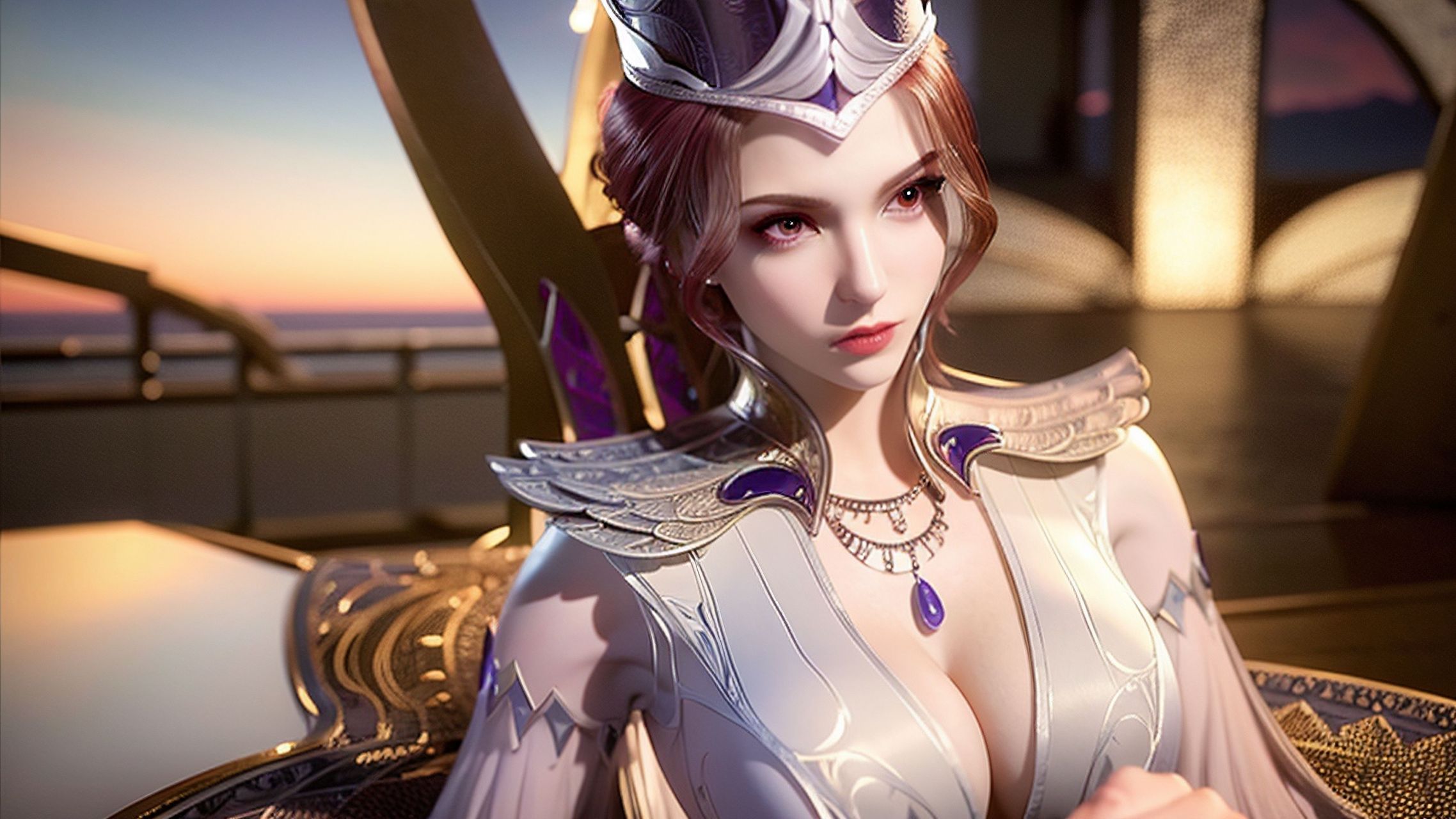 ai绘画斗罗大陆少女比比东-小刚你糊涂啊