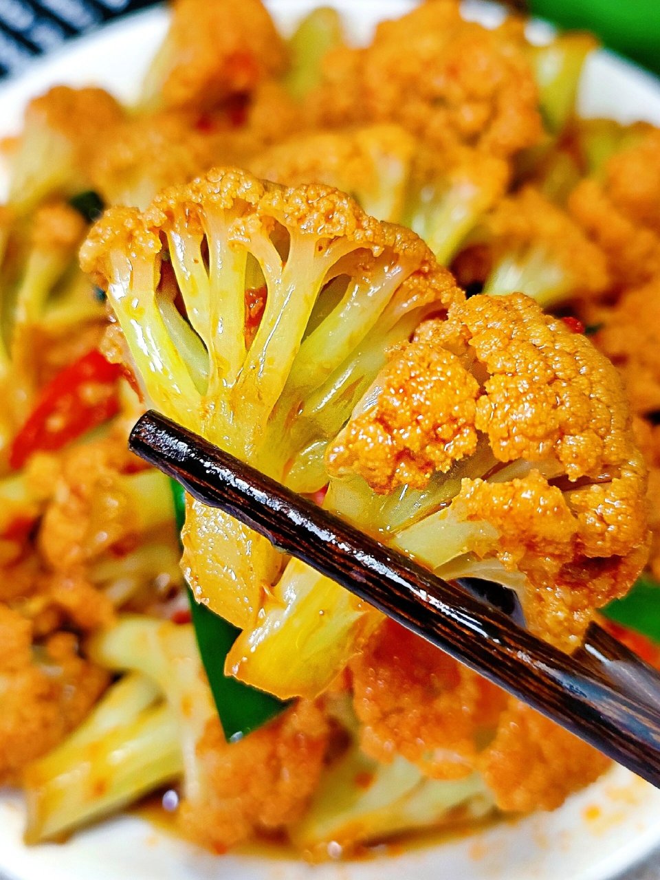 家常素炒干锅花菜,巨下饭  十分钟就能搞定一盘干锅花菜,做法超简单