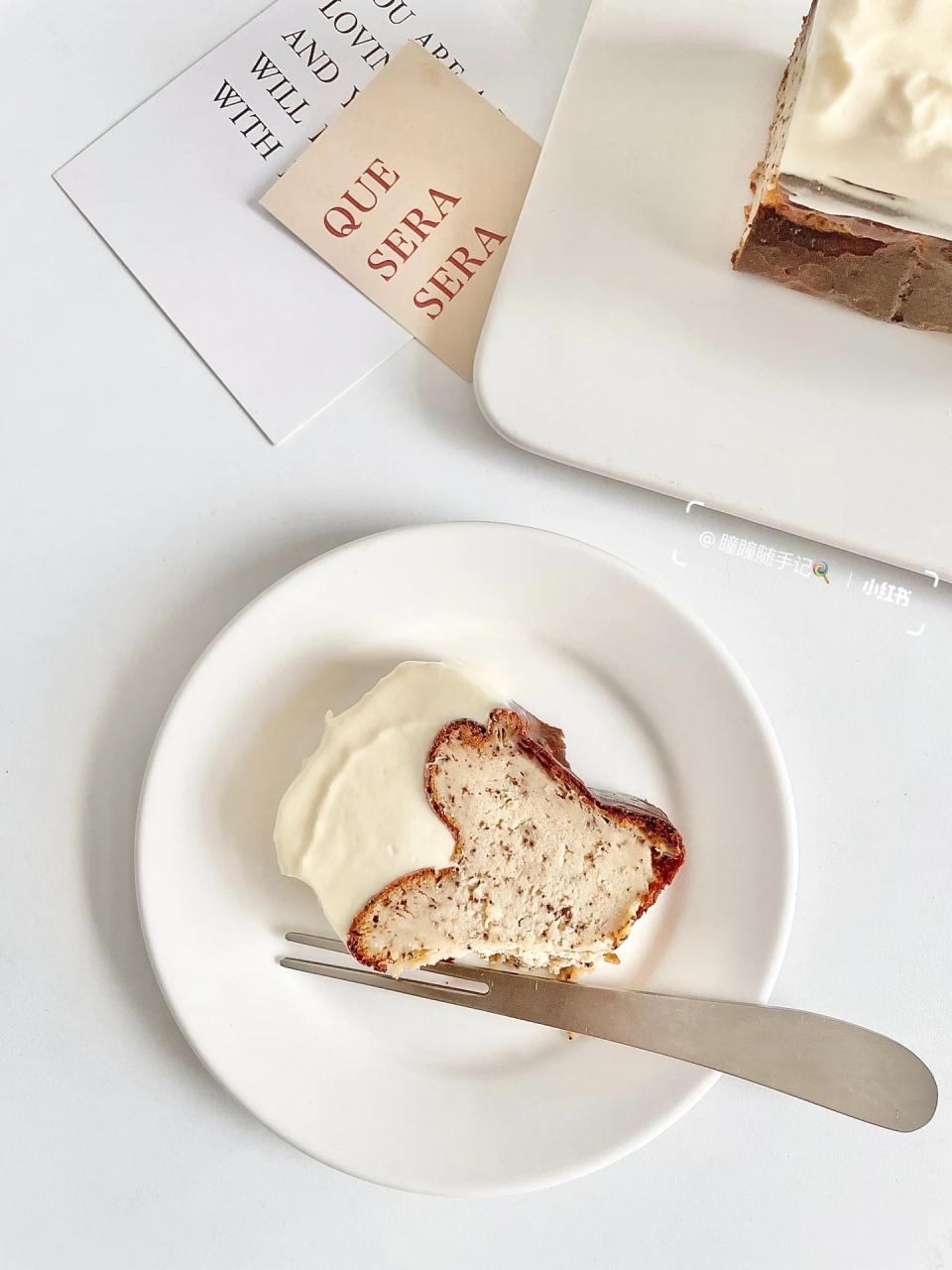 红茶雪顶巴斯克| 双重口感08免打发一次成功  红茶巴斯克颜值高!