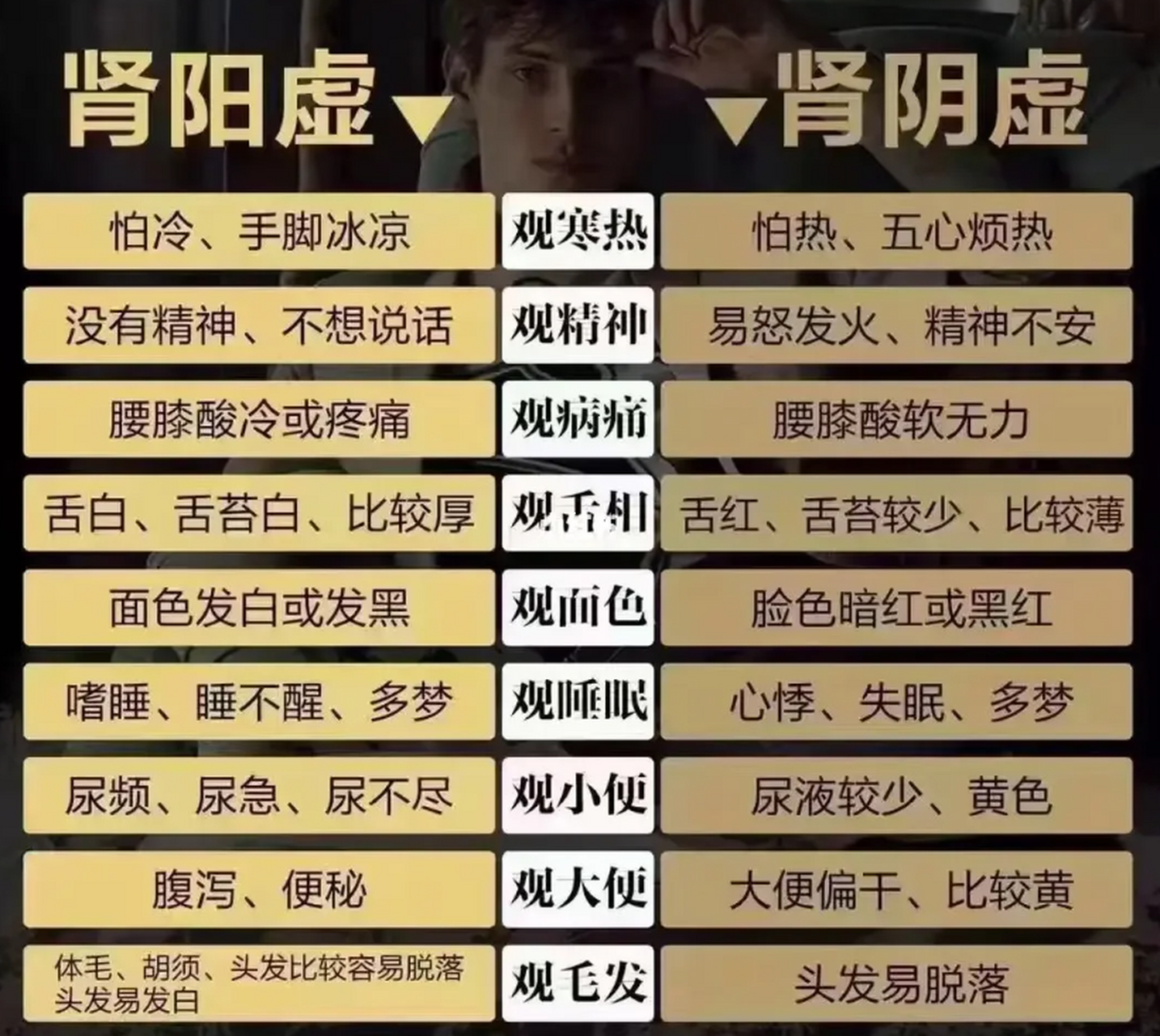 怎样分辨肾阴虚还是肾阳虚(怎么辨别是肾阴虚还是肾阳虚)