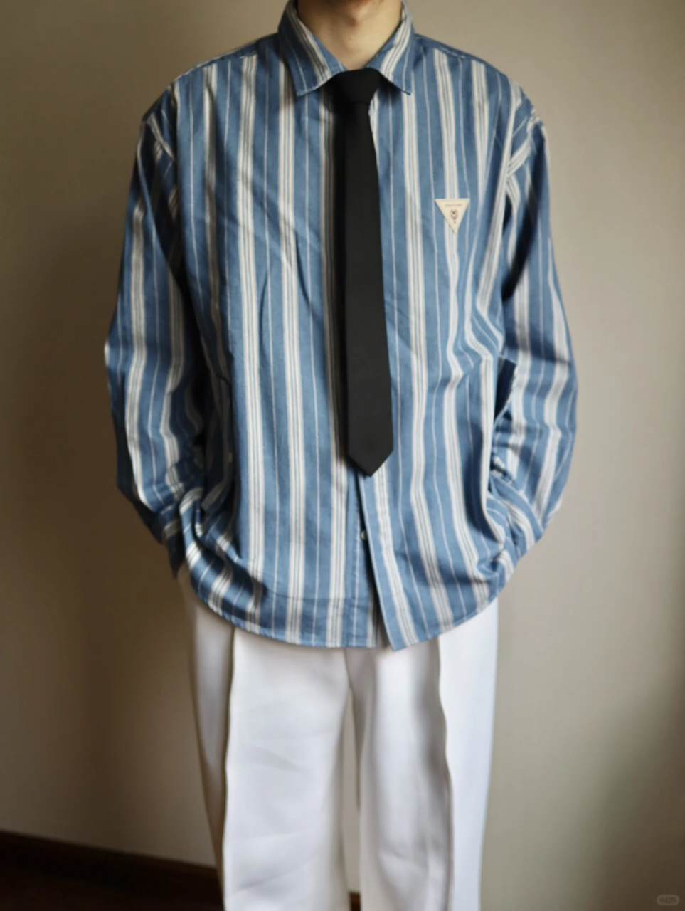 少年感条纹衬衫|cityboy开春衬衫穿搭教程 衬衫真的是少年感的穿搭