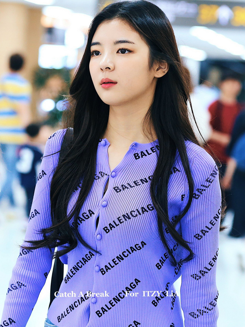 明星私服lia崔智秀 爱豆中的富家小姐气质 五代女团itzy成员lia崔智秀