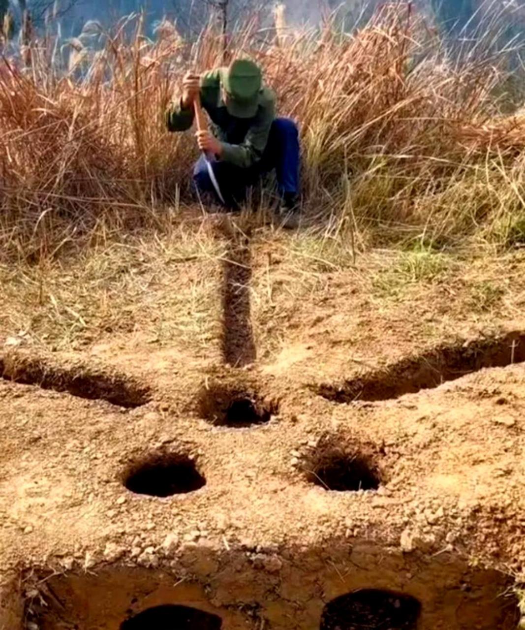每个当兵的必修课,就是学习野外无烟灶.