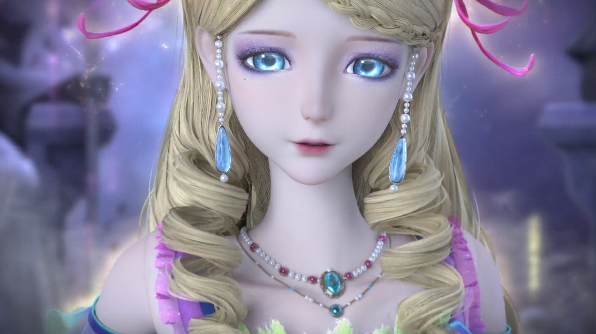 叶罗丽#新旧版灵公主对比,发丝多了,脸更小了.