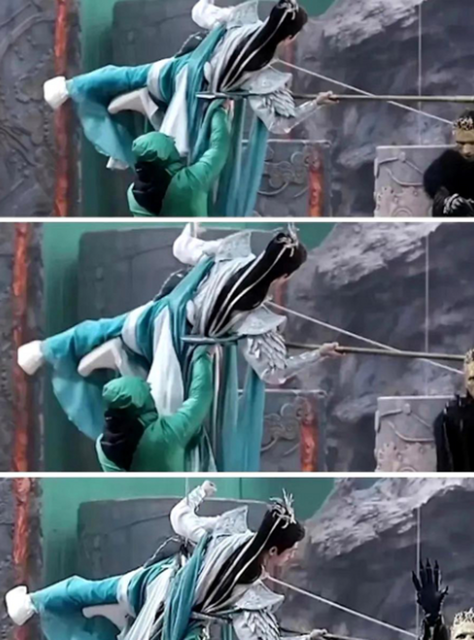 罗云熙穿那么高的鞋还能拍打戏,果然是有点芭蕾舞功底在身上的.