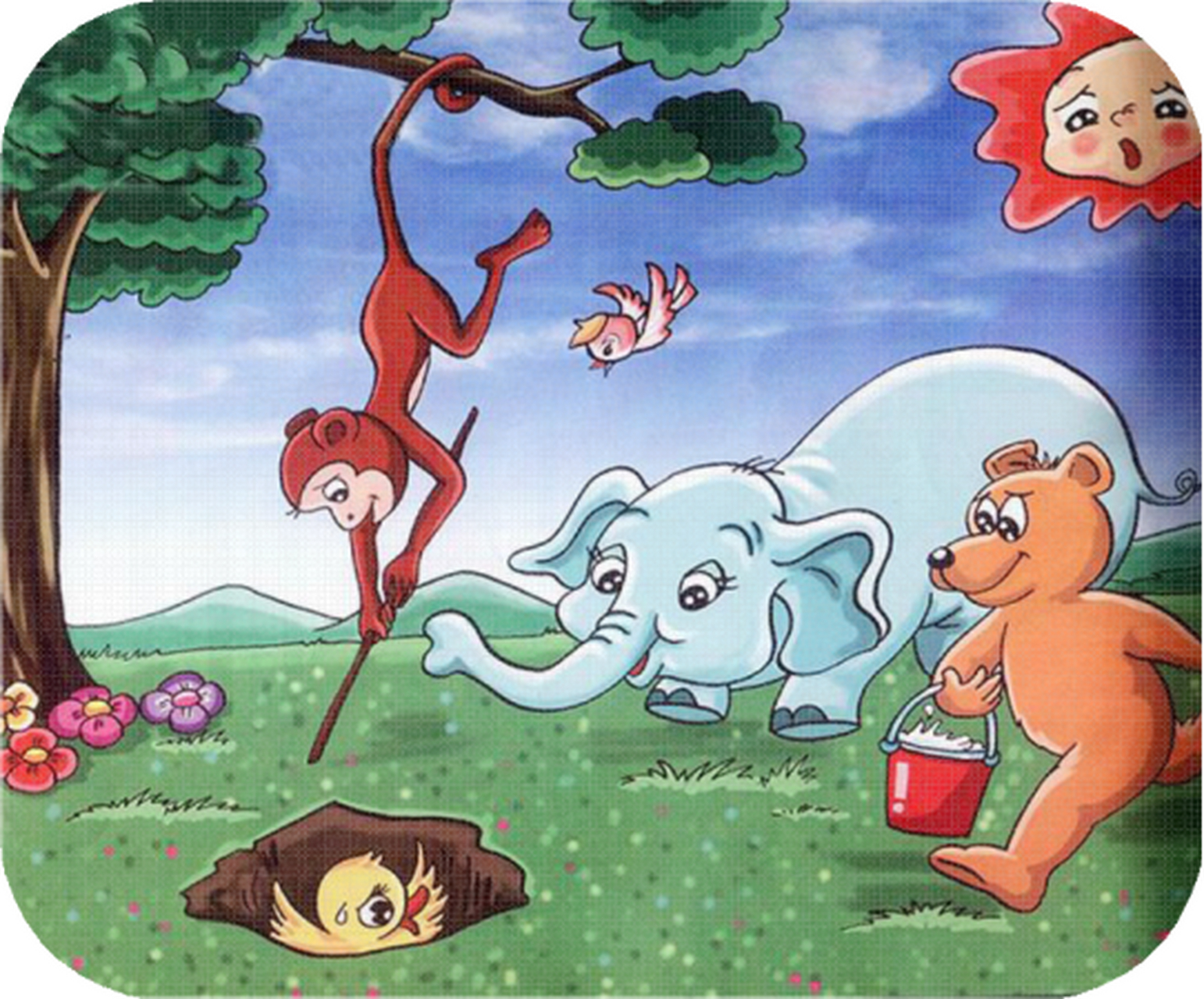 看图写话:教你这一招: 关联词就像是把糖葫芦串起来的那根木签,有了它