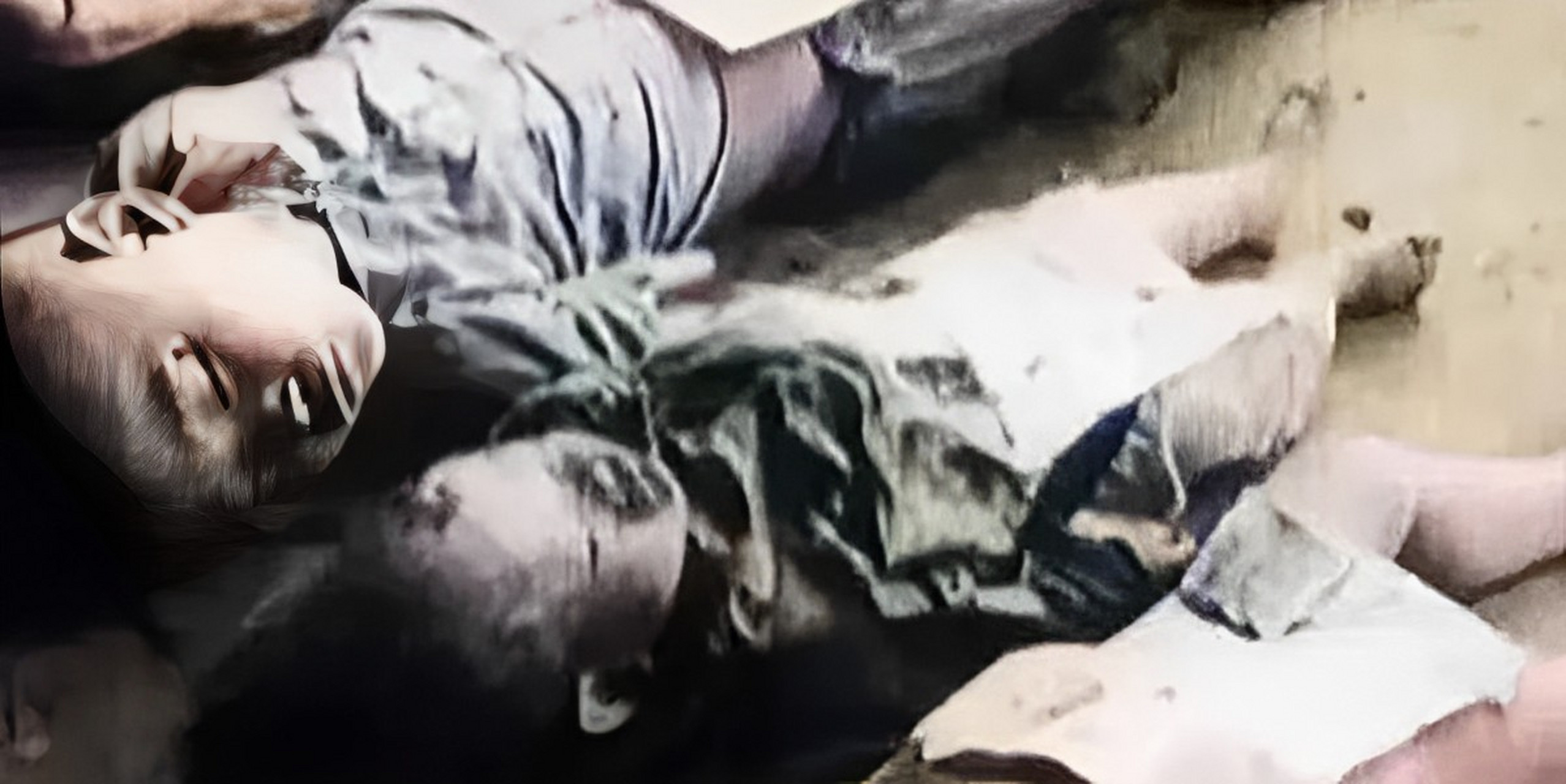 有几个孩子被日本人杀死了.