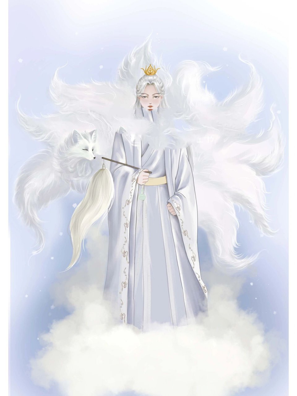 狐仙	换了三位画师 反复多次的修改 终于画成自己满意的样子了  只供