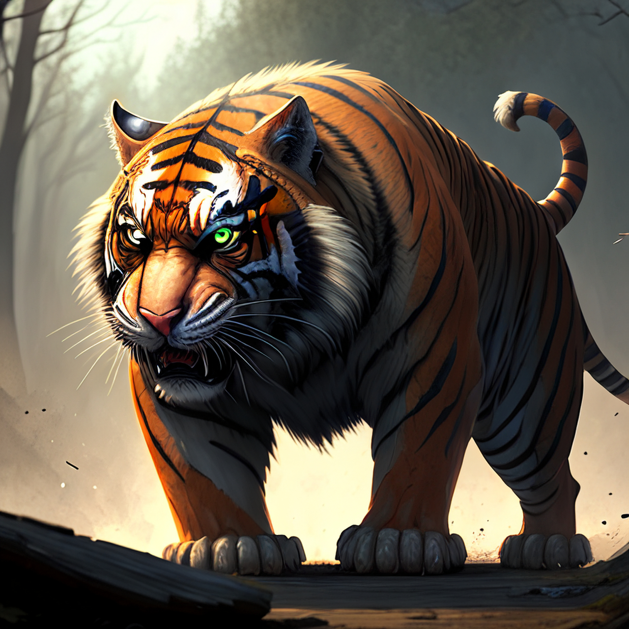 老谩怜骥枥,壮当勇虎圈.艺术,清新,开阔#百度文心一言来了