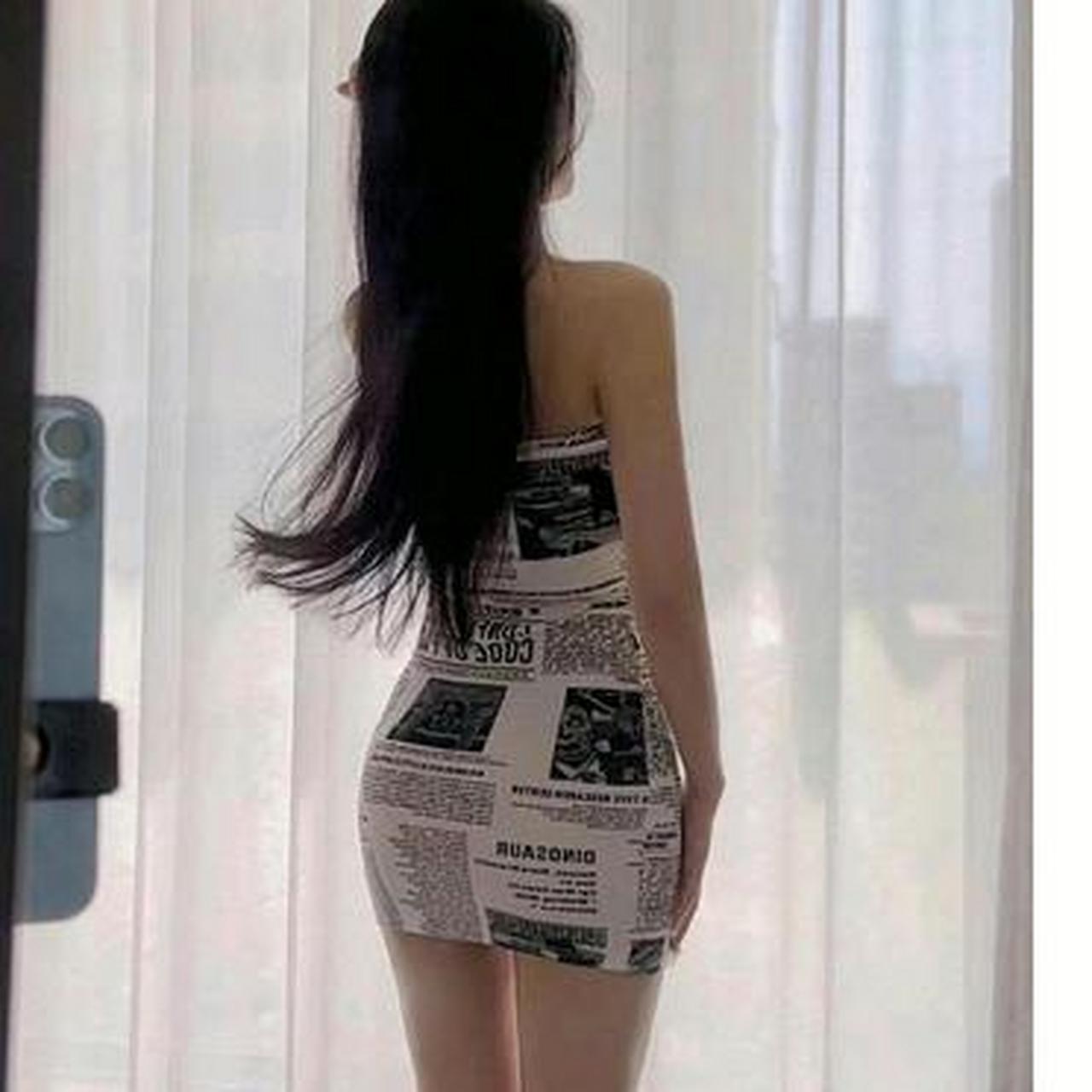 报纸服,还挺好看的.
