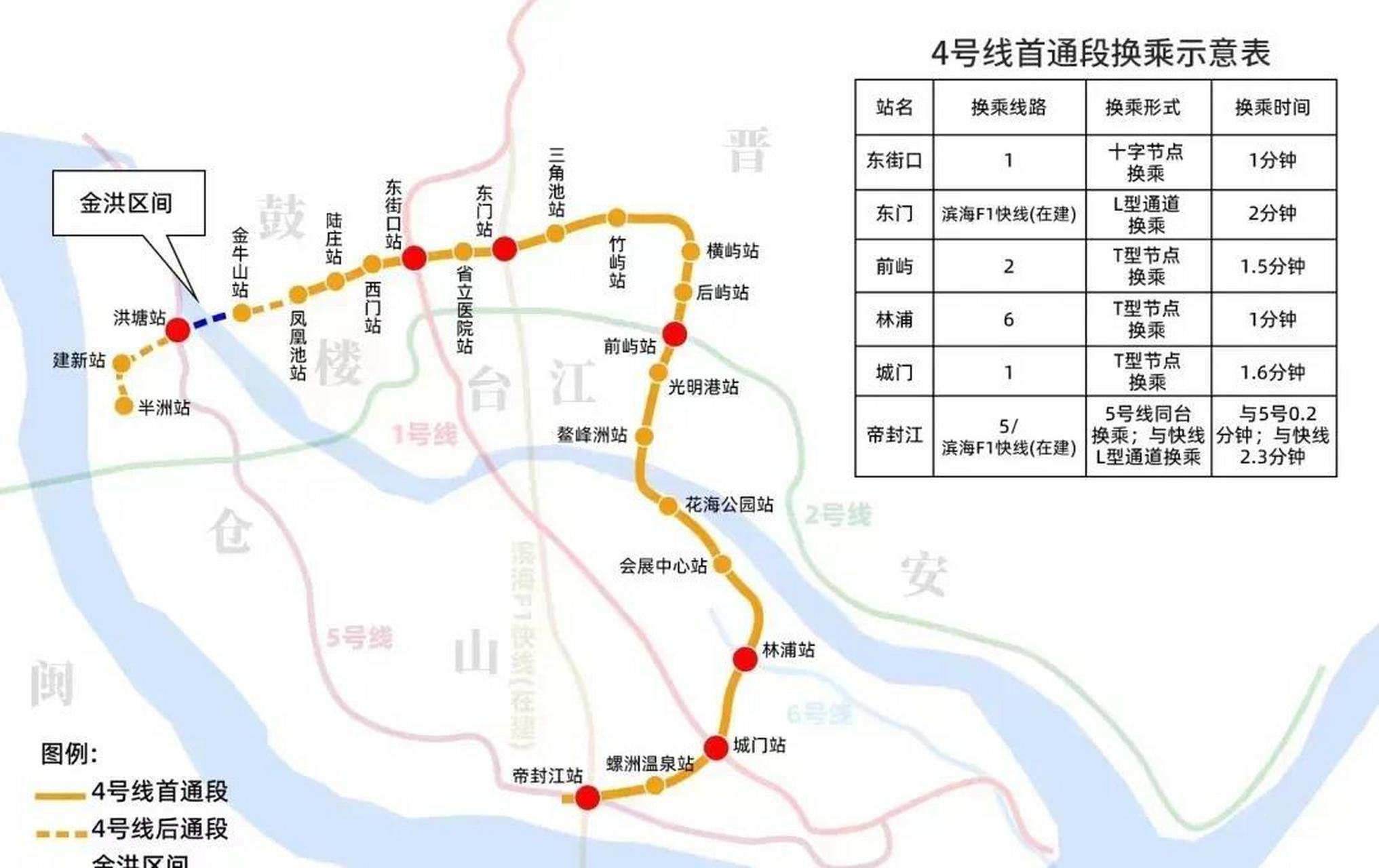 福州市4号地铁线路图图片