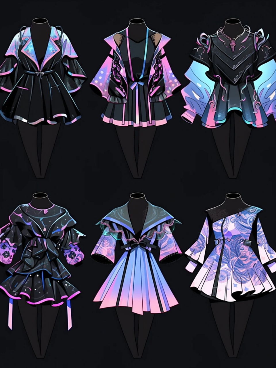 这种风格将科技与时尚元素完美结合,展现出一种独特的视觉效果