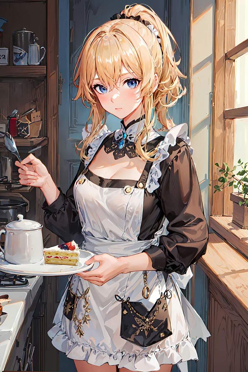 原神# 女仆琴[色]