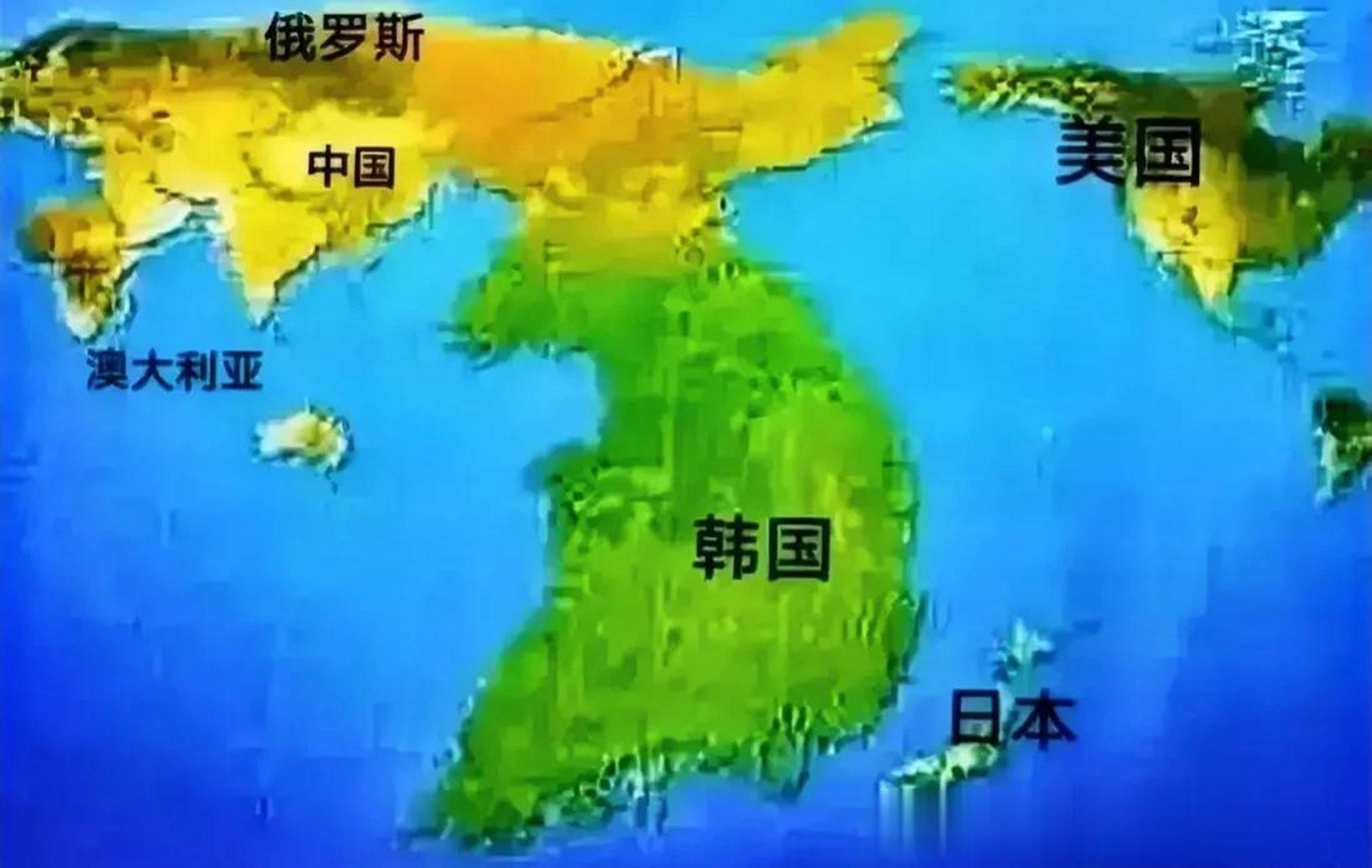 大韩民国地图图片