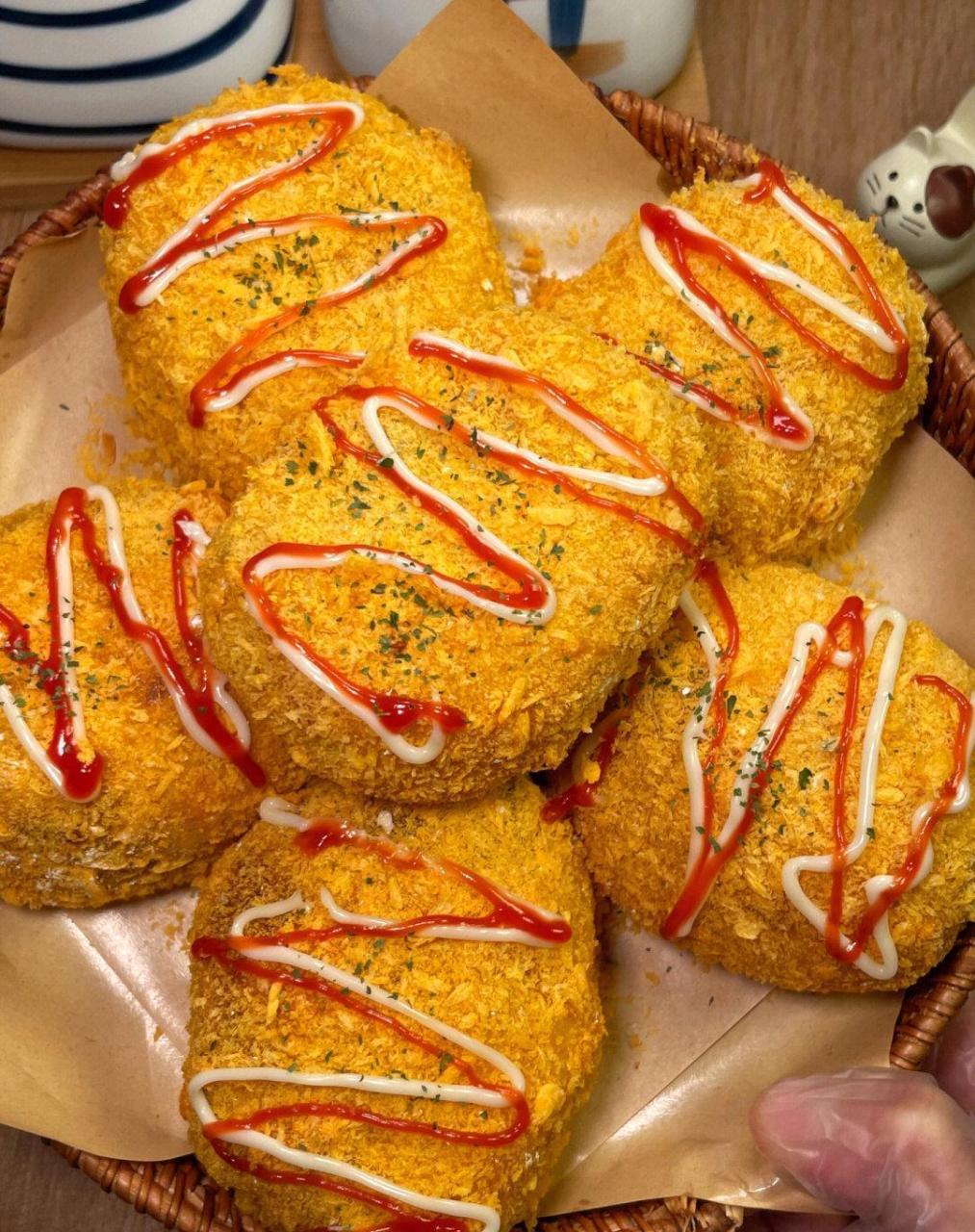 无油免炸7515一口爆浆日式培根土豆饼7515|||土豆的神仙吃法