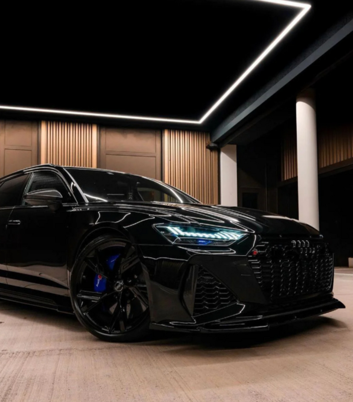 黑色至上,奥迪rs6 avant展现独特个性!