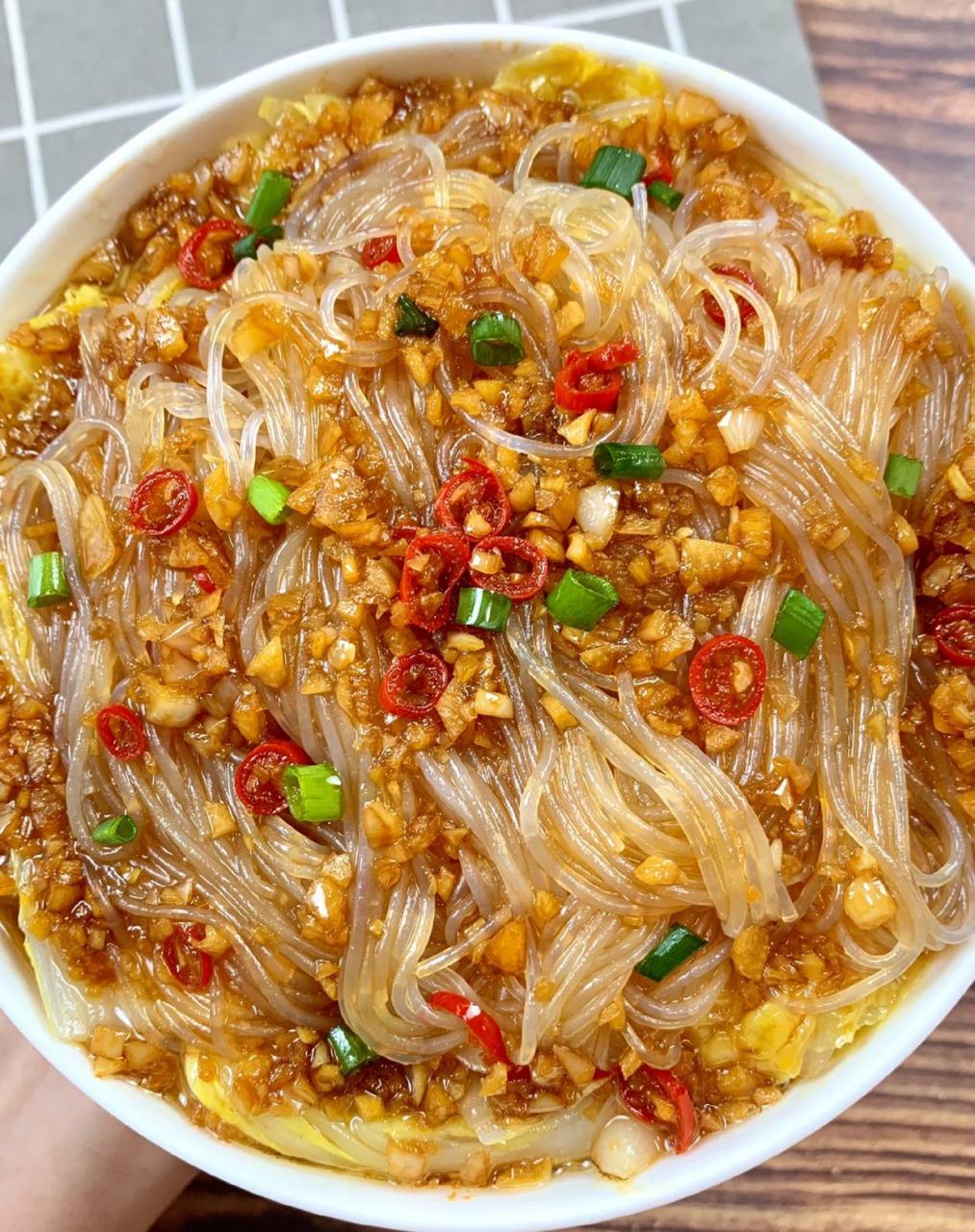蒜蓉粉丝娃娃菜!超简单的一道蒸菜! 蒜香浓郁!粉丝贼入味!