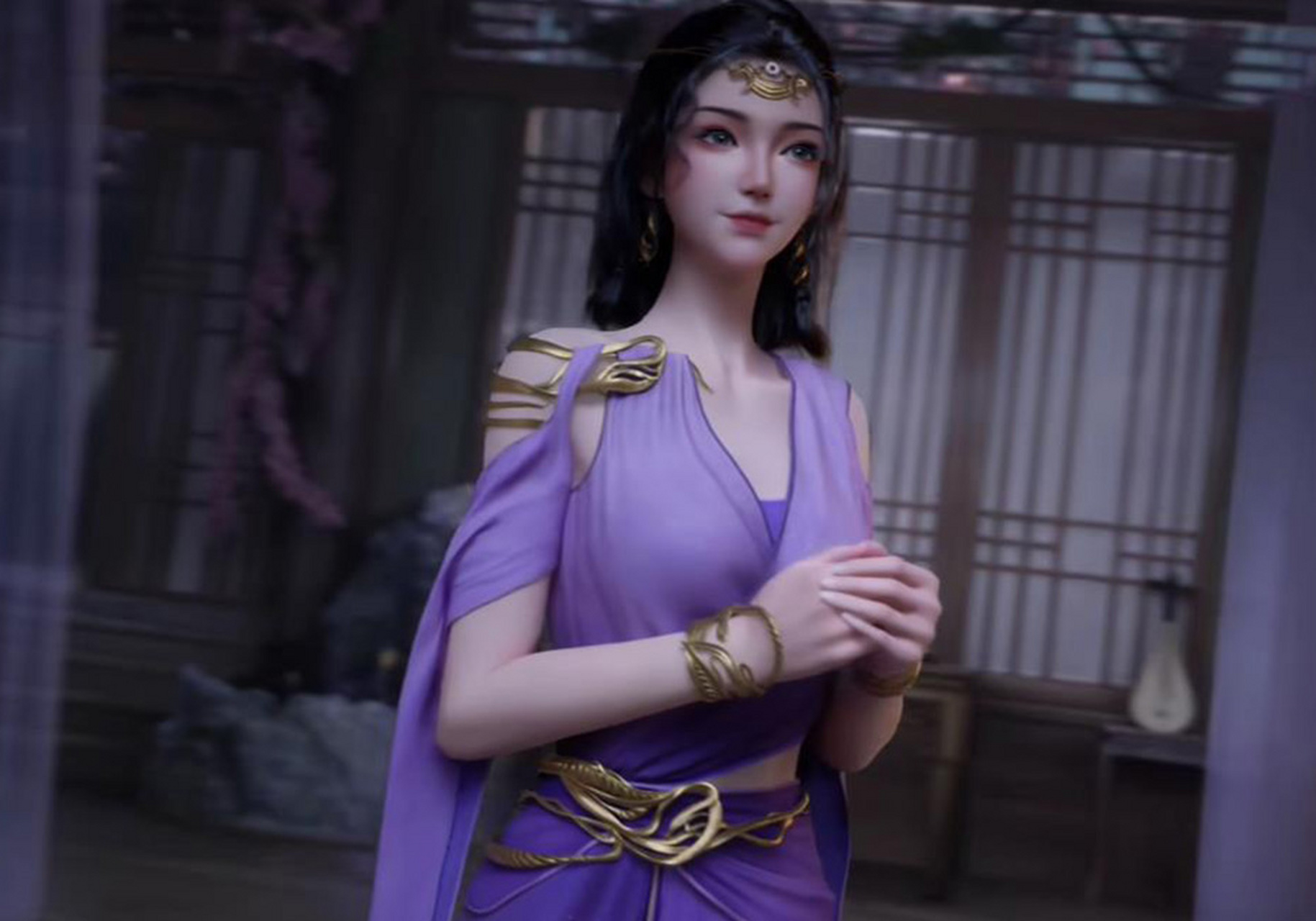 《凡人修仙传》76集,长大后的文司月和紫灵出现,两大美女同框.