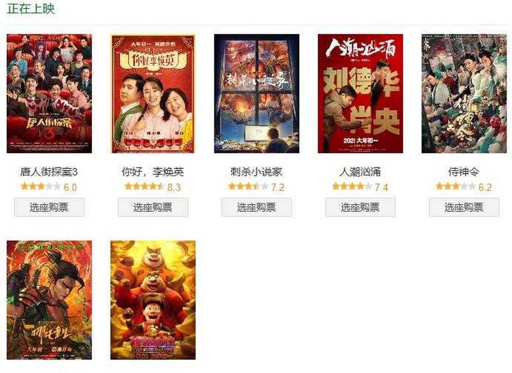 尽管排片不如人意,但《人潮汹涌》在贺岁片中口碑第二的评分说明了这