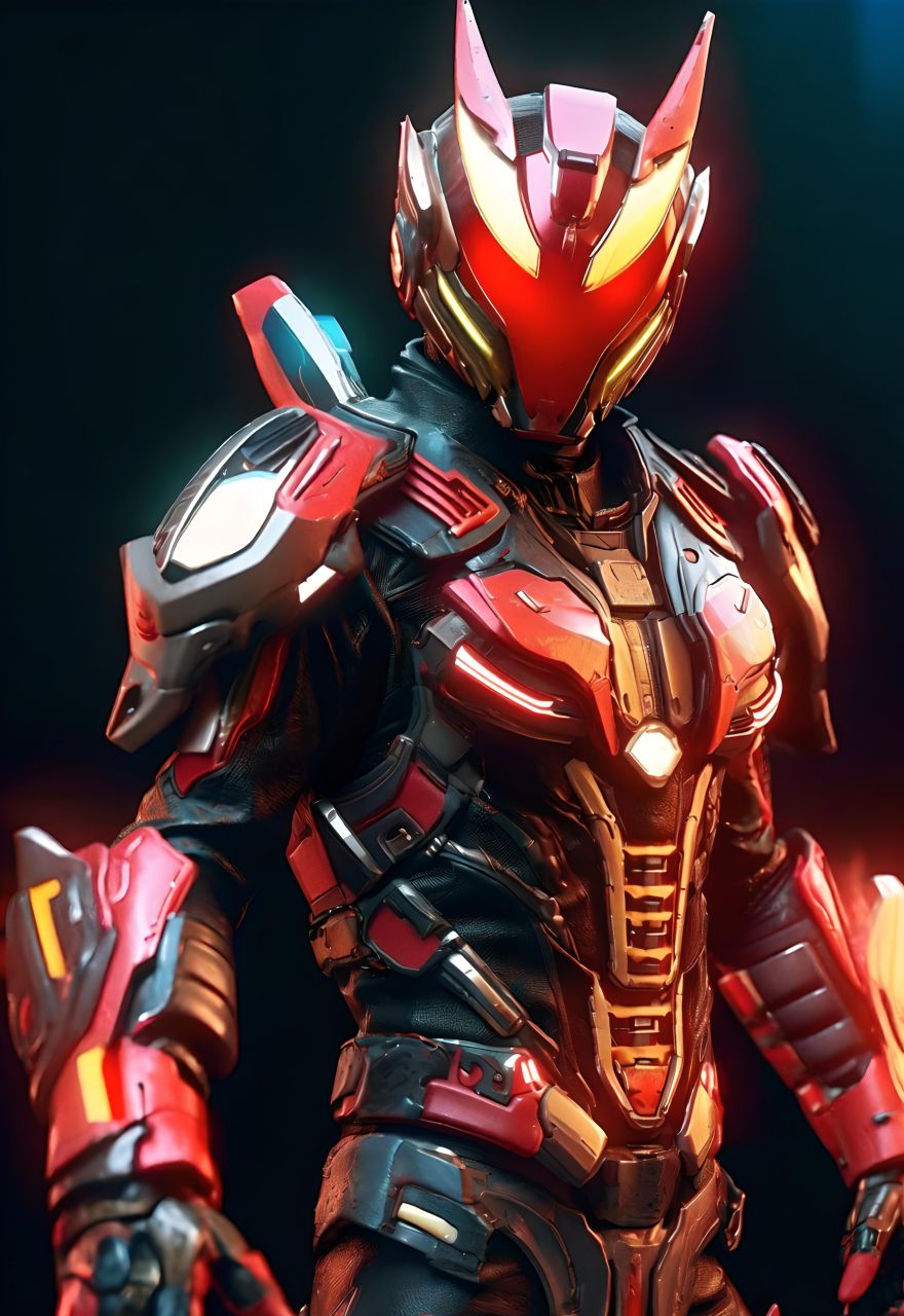 赛博朋克,#赛博朋克##图片##壁纸##机甲##二次元##骑士