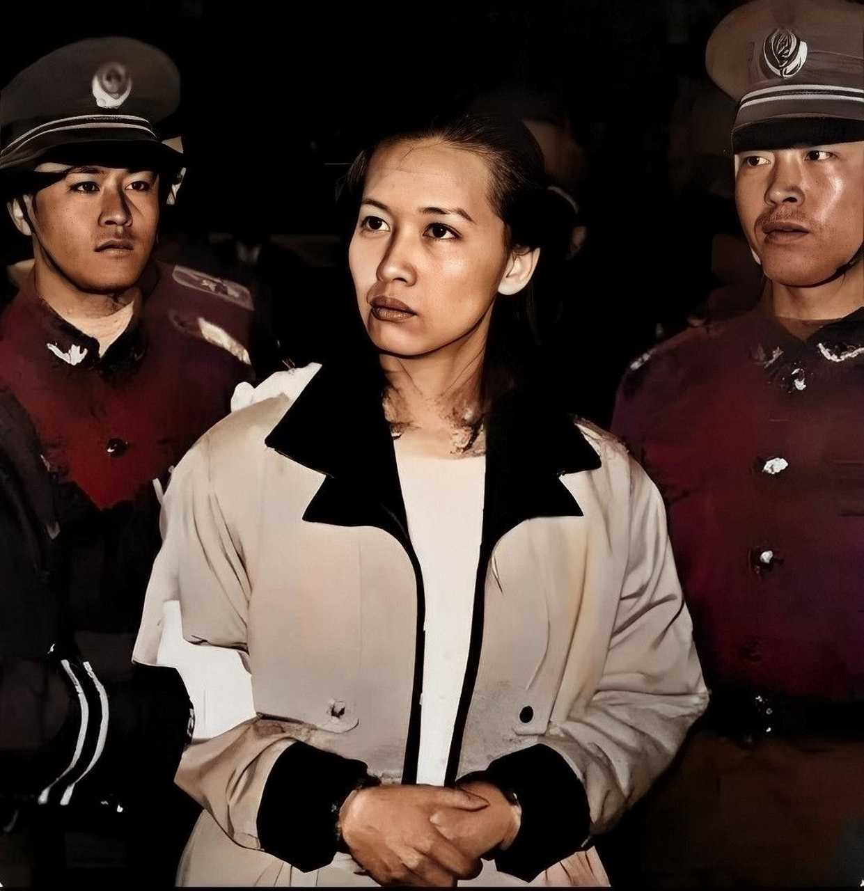 当王建业被押送到审判现场时,斯托斯托伊看着他,但没有得到任何回应.