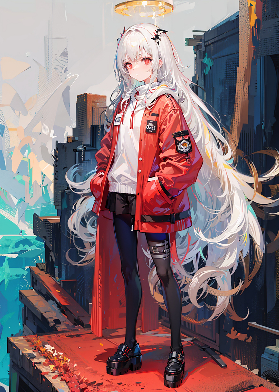 白毛少女[期待]   #二次元
