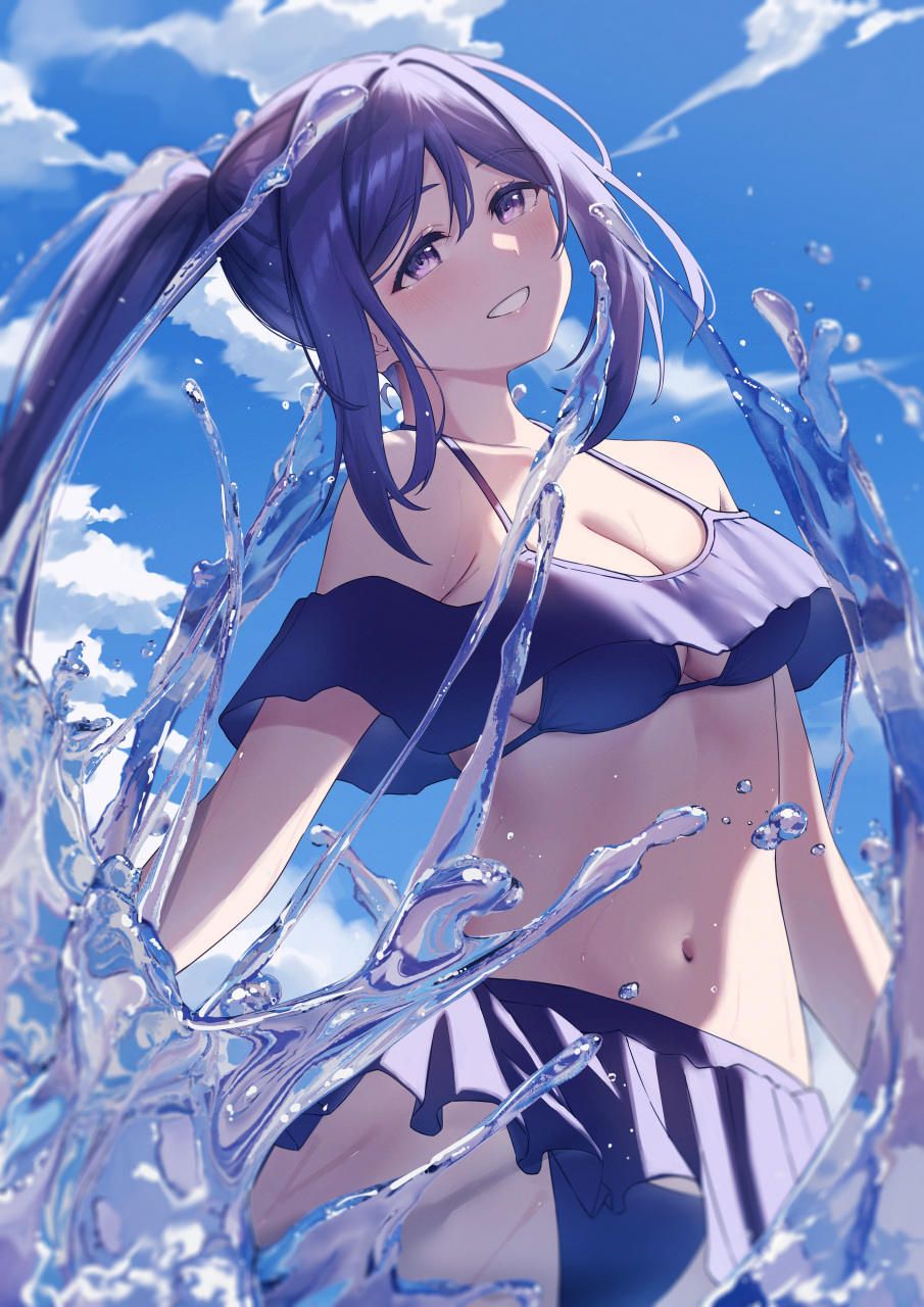 泳装松浦果南 画师:あるは/arhah