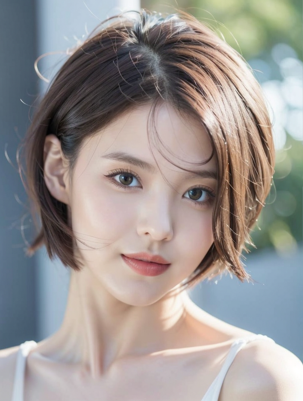 短发气质美女高清壁纸#高清壁纸# #气质美女# #性感美女# #养眼美女